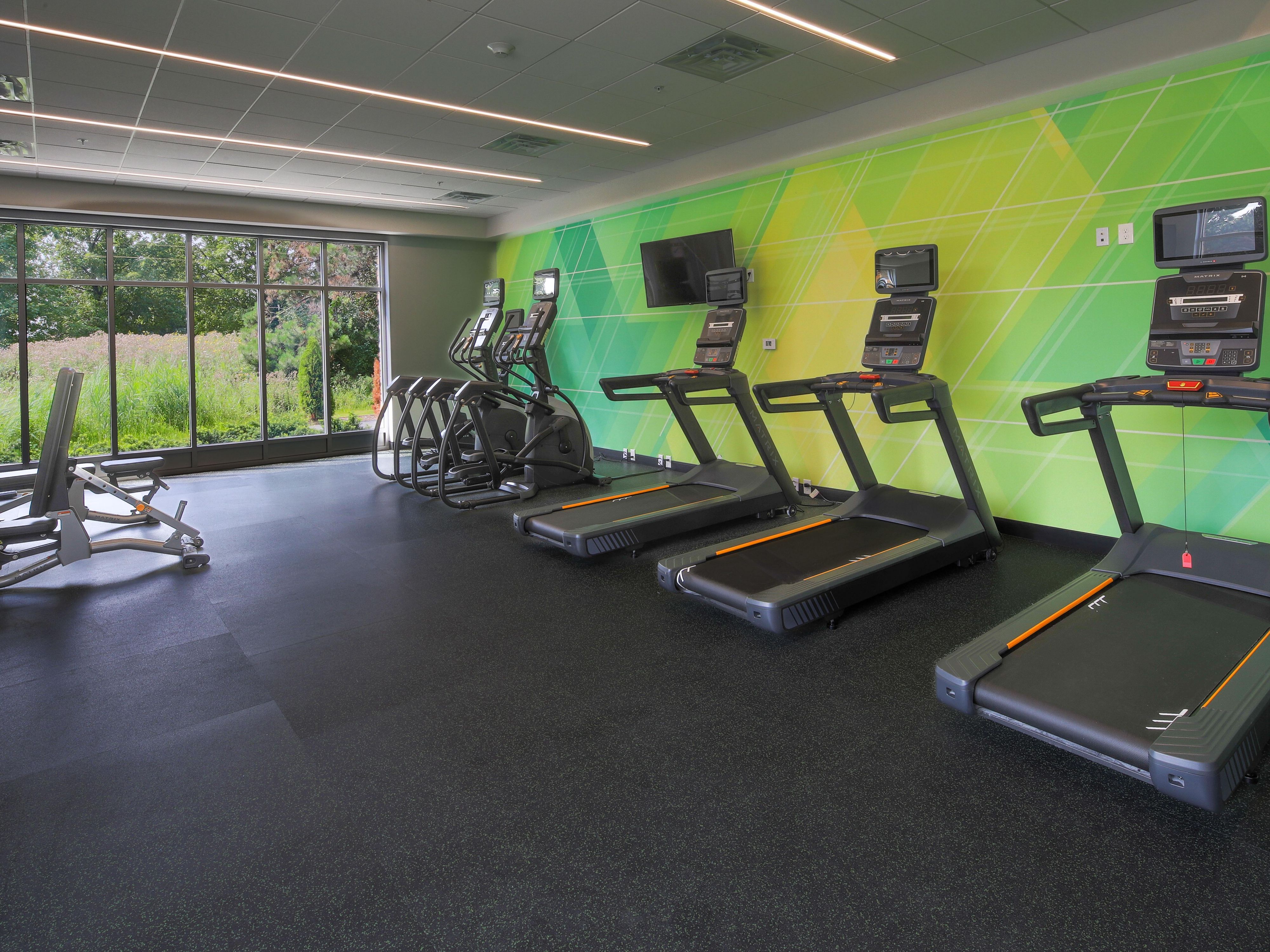 Maintain your health and wellness routines with ease at our 24-hour fitness center. Equipped with modern amenities, including elliptical machines, free weights, stair steppers, stationary bicycles, and treadmills, our facility is designed to support your fitness goals at any time of day.