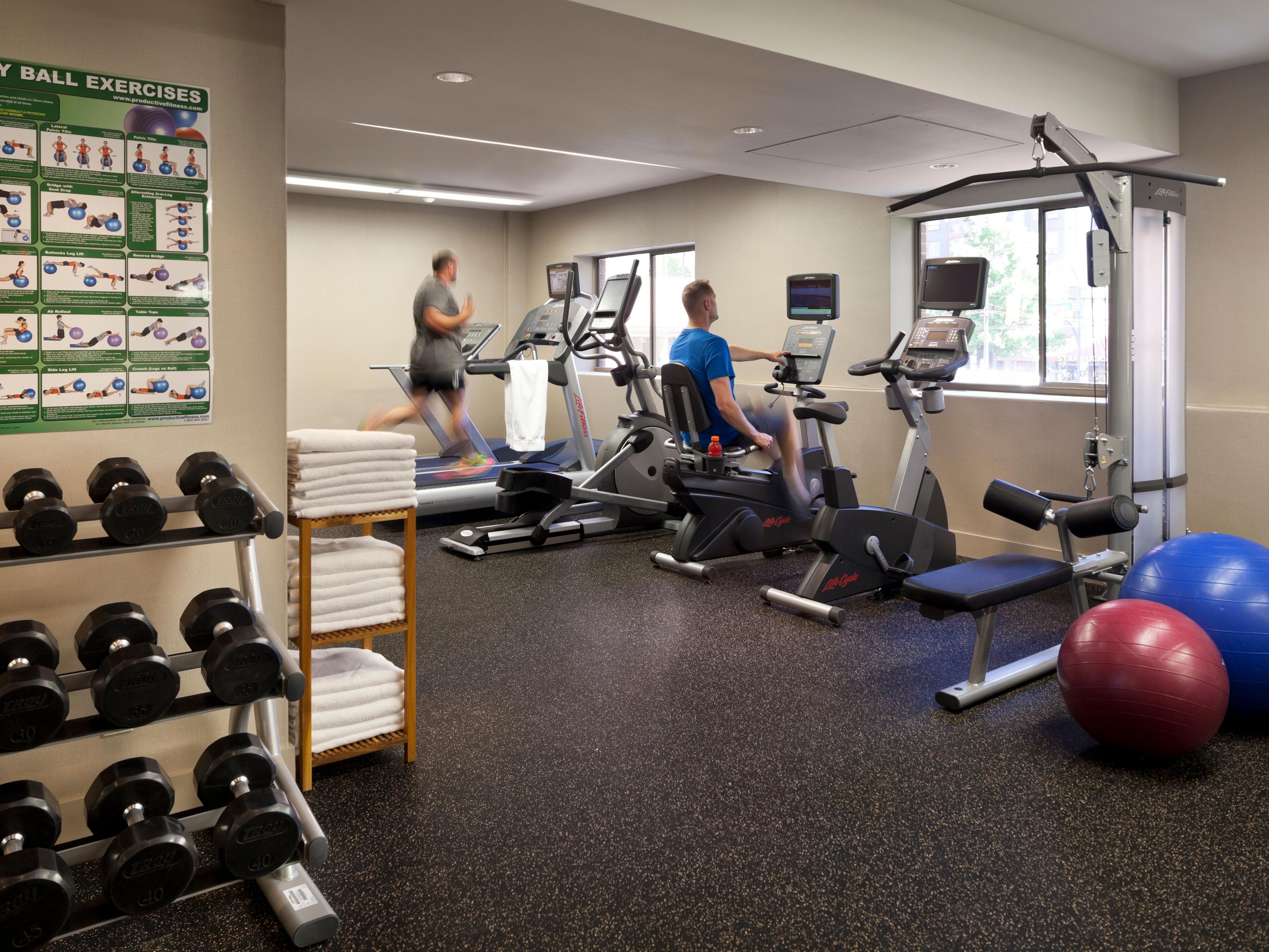 Fully equipped Fitness Room to stay on track with your workouts