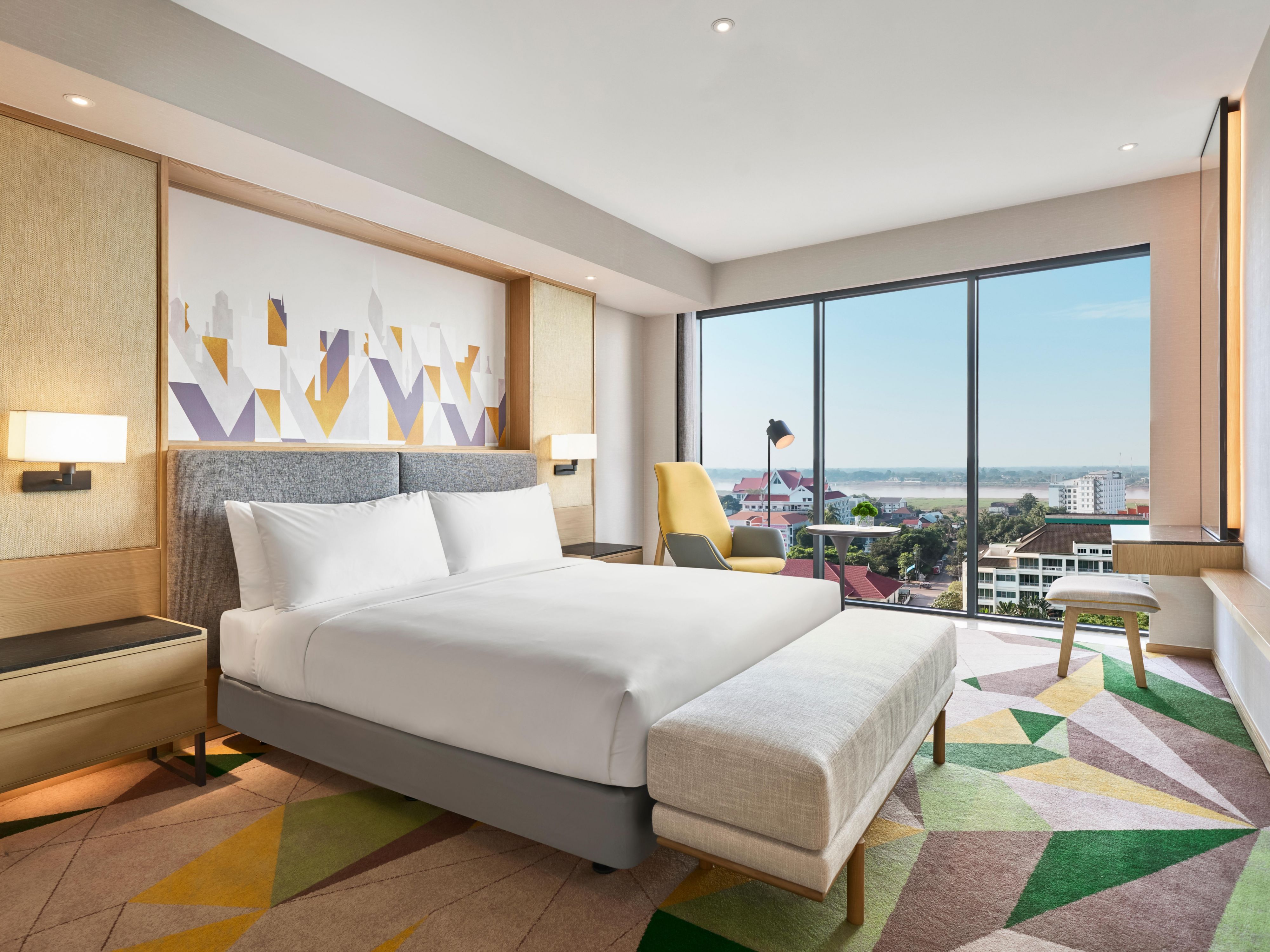 Stay in one of our 273 designed rooms, including 64 suites that offer modern style and the comforting warmth of home, perfect for longer visits. Each room strikes an ideal blend of comfort and functionality, promising a restful stay at our hotel in Vientiane. Enjoy savings up to 25% on our best available rates when you book directly with us.