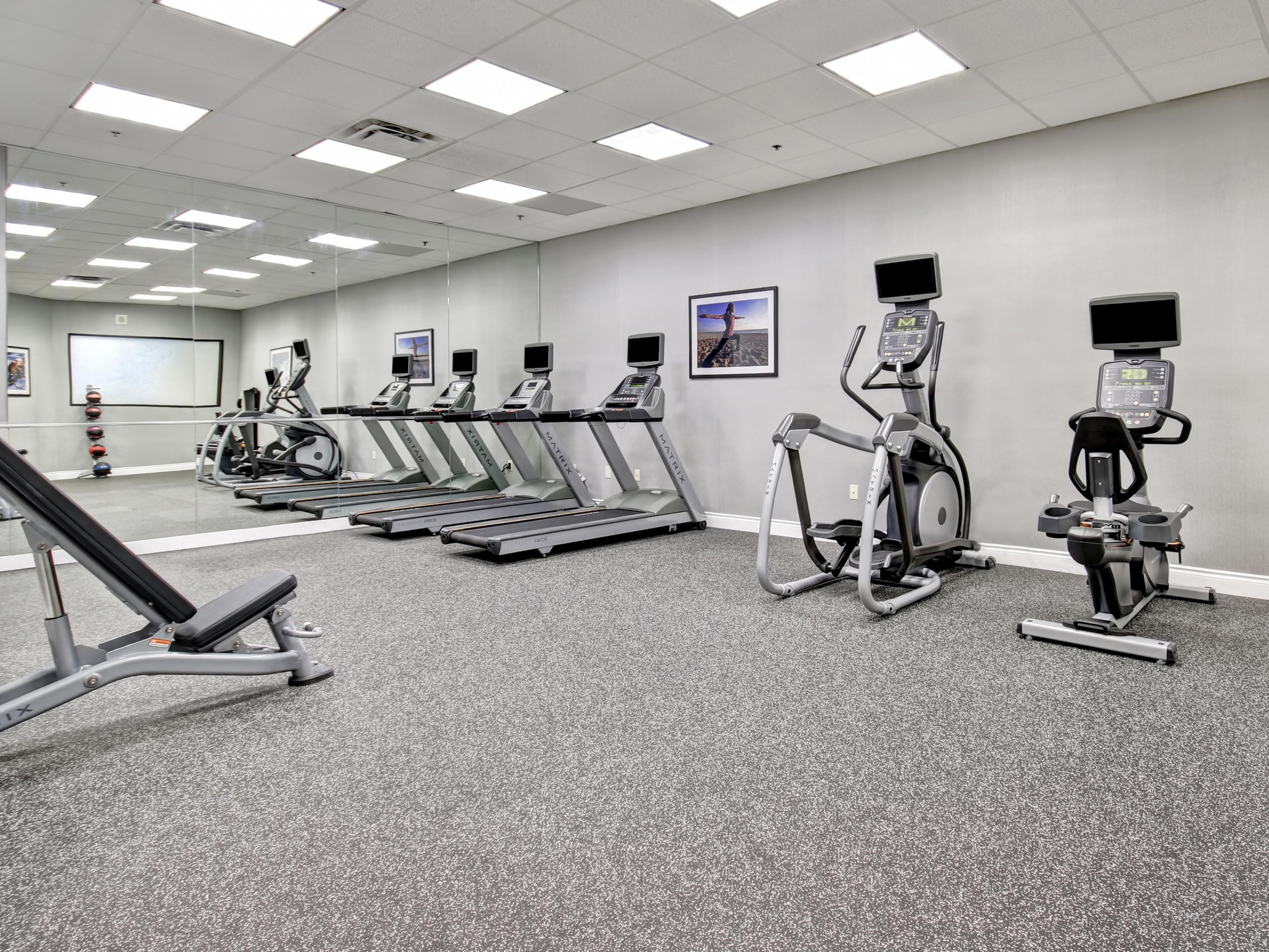 You don't need to skip a training day. Our Gym will provide you with the essentials to exercise your body and keep it moving. 