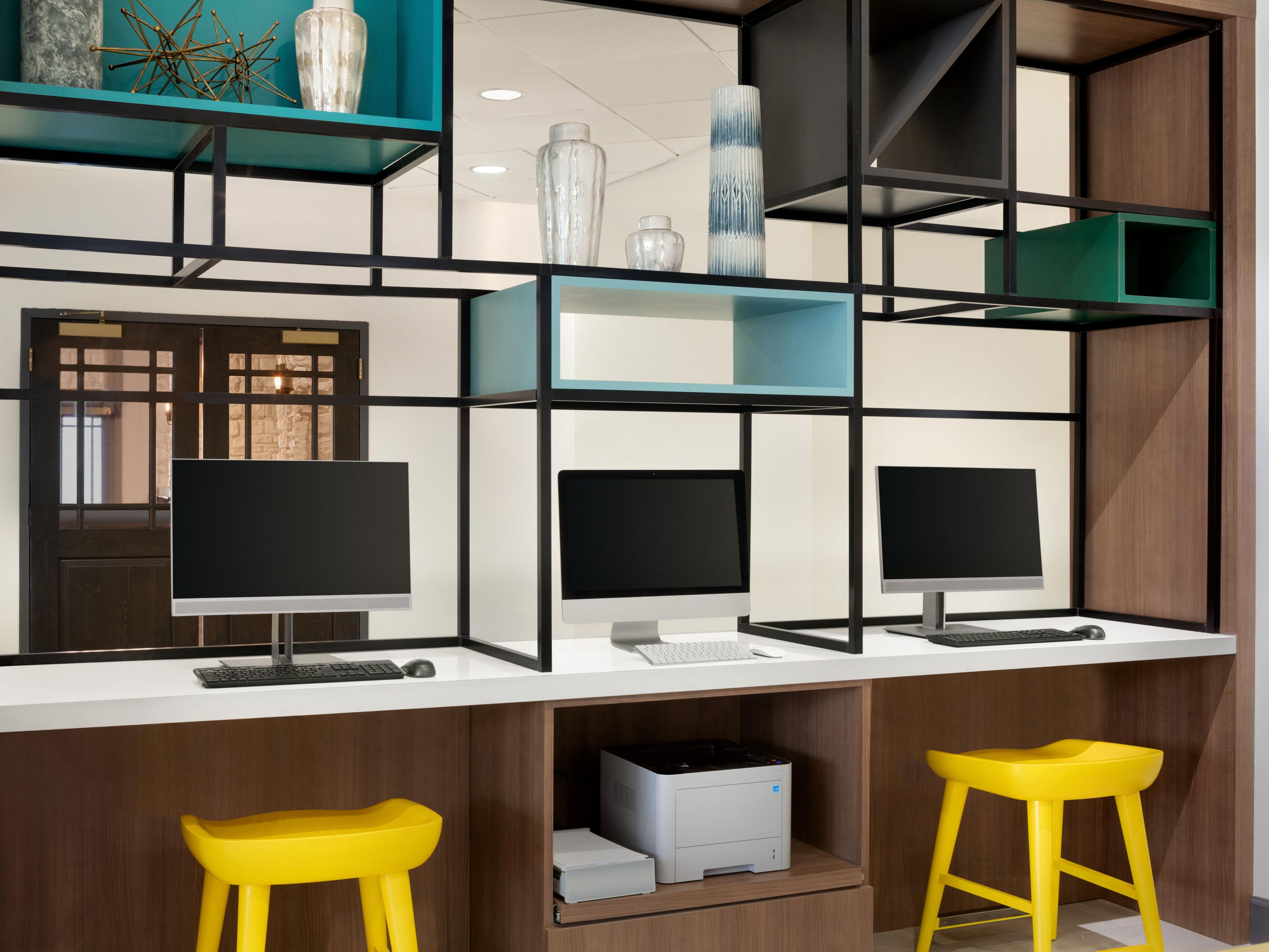 Stay rested and productive during your Houston business trip with comfortable accommodations and convenient amenities at our hotel. We offer on-site breakfast, fitness facilities, and a 24 hour Business Center with print, copy and fax services. You can also host private meetings when you reserve our dynamic venues with 8,465 sq. ft. of event space.