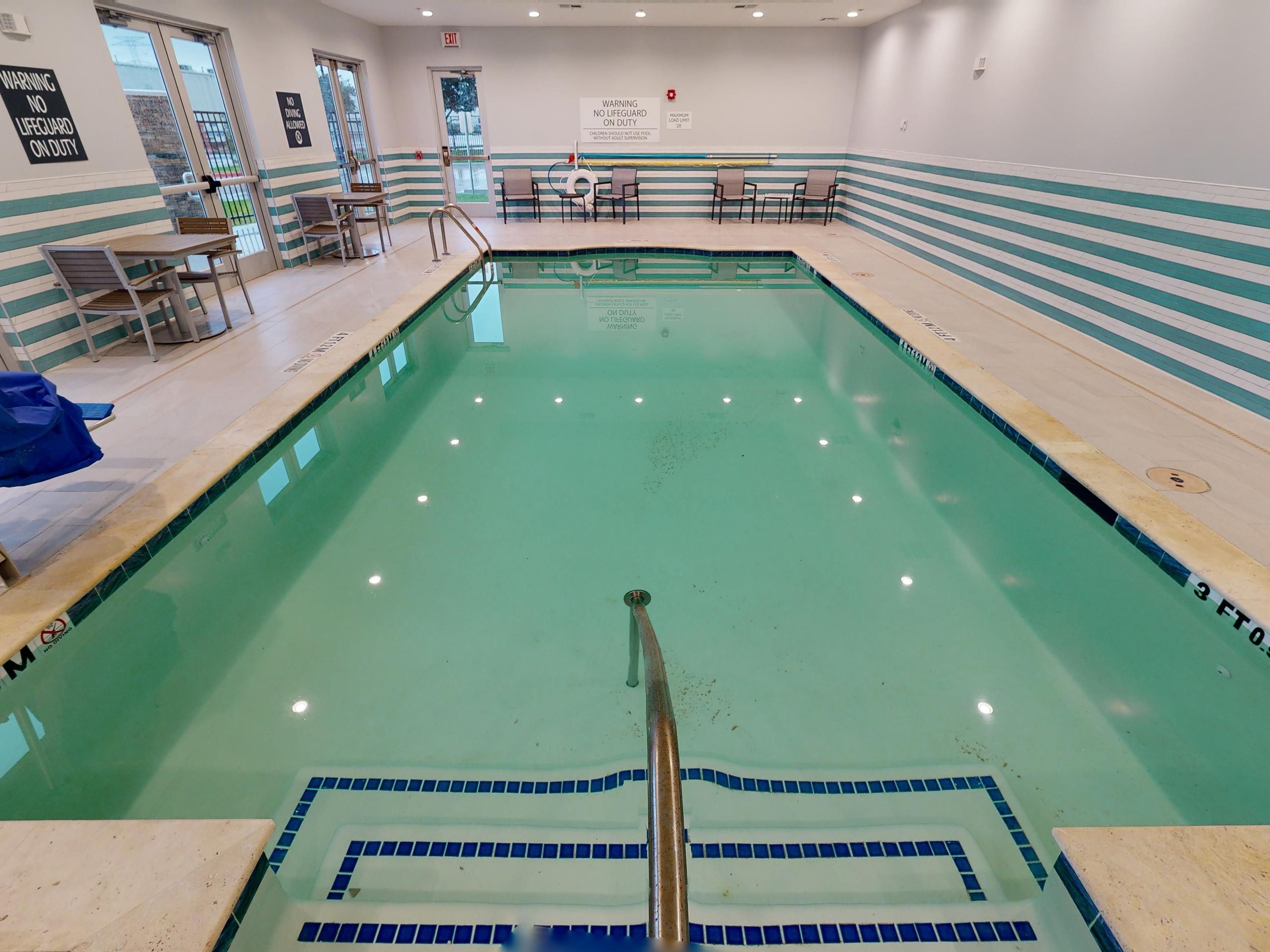 Our indoor pool to be enjoyed year round