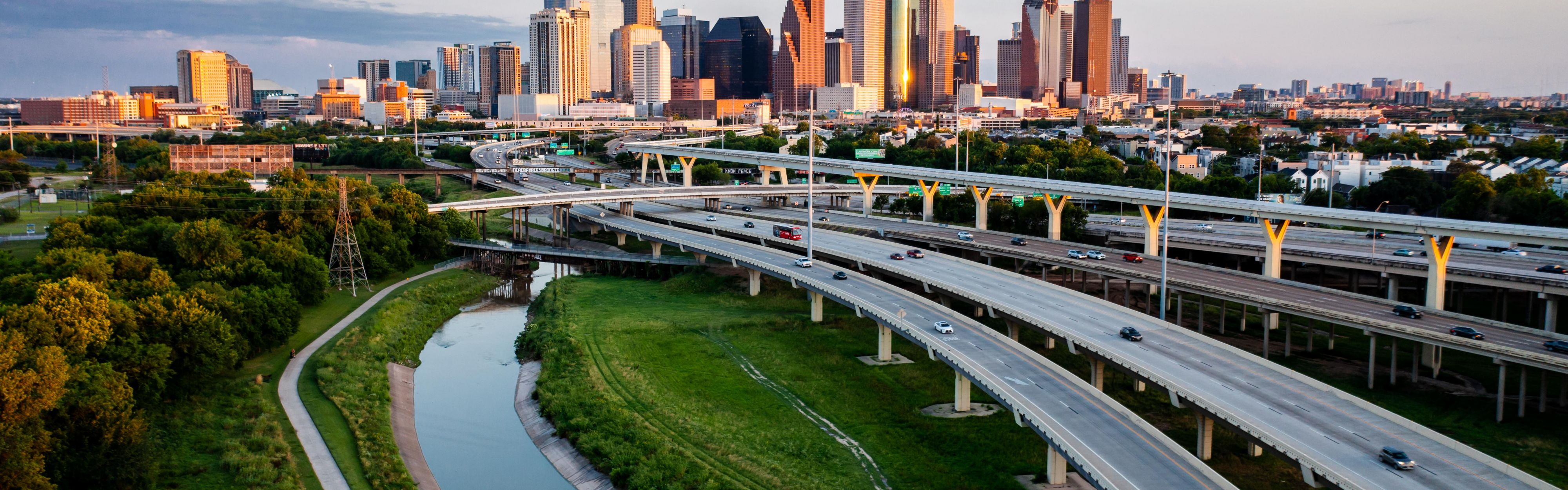 White Oak Bayou Skyline