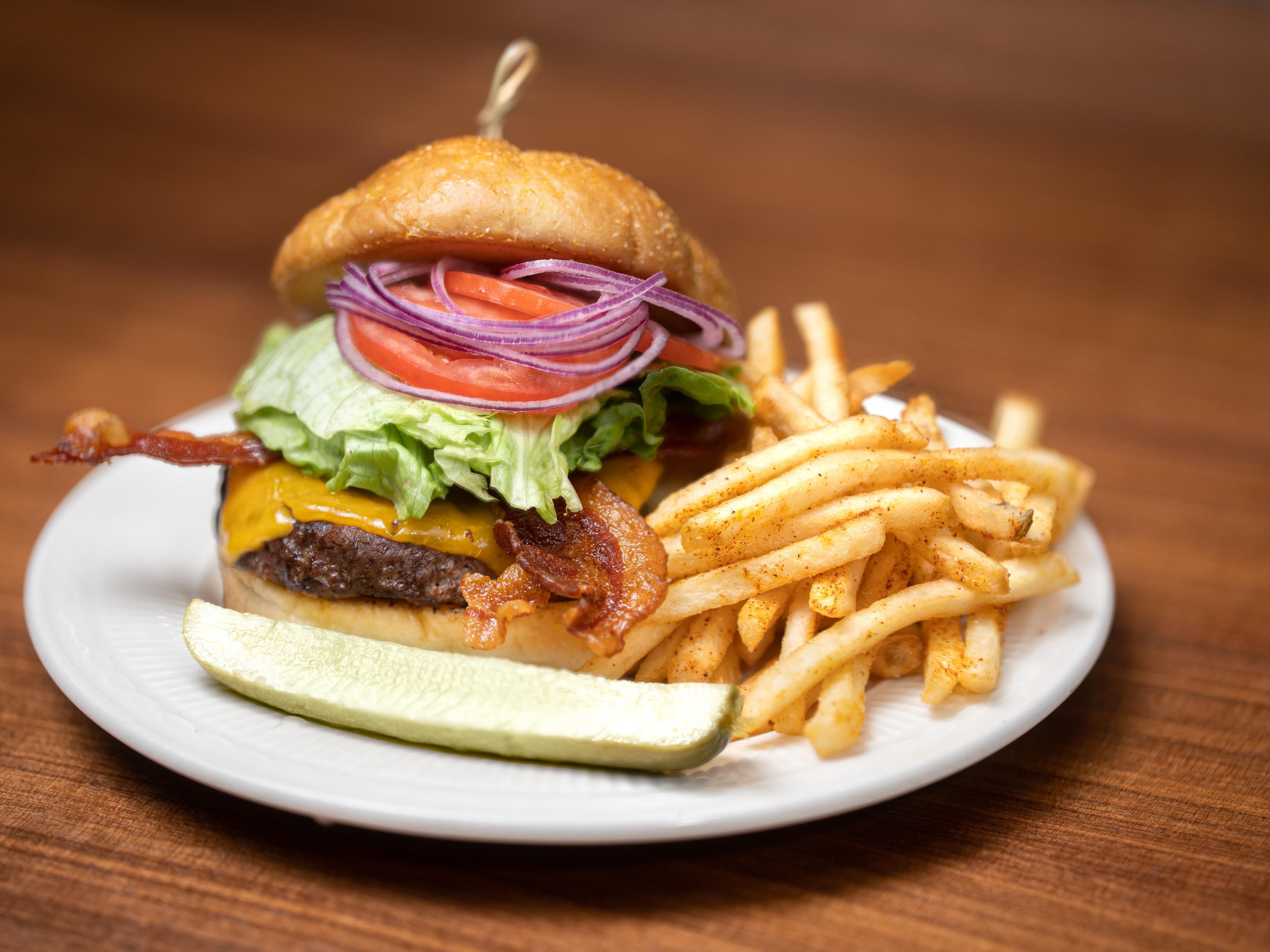 Hoppers features some of the finest food in town from our voted #1 Hamburgers to our Country lunch cooking.