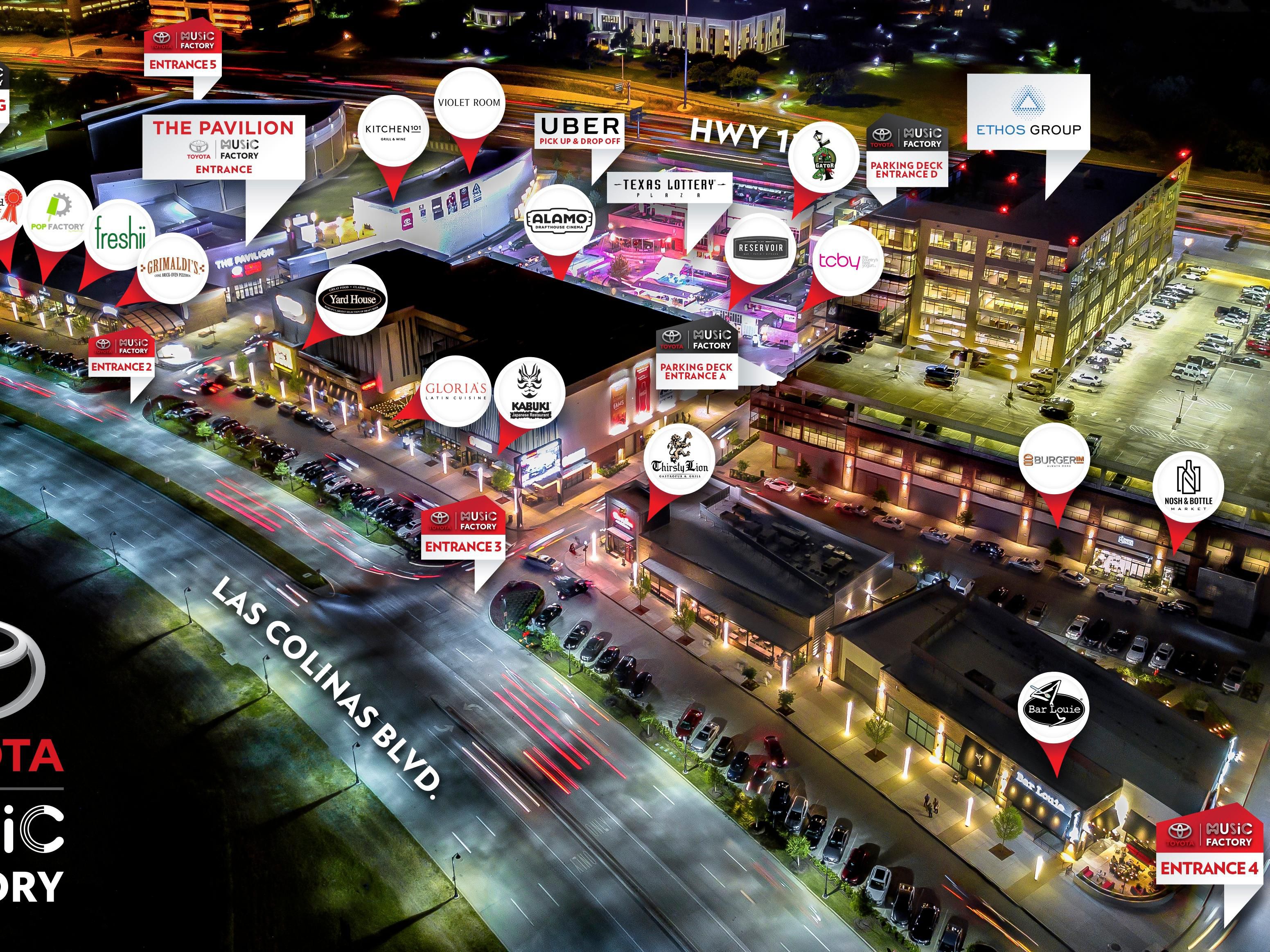 Our hotel is conveniently located near Toyota music factory, Irving Convention Center, AT&T stadium, Longhorn Icehouse, and Las Colinas Country Club.