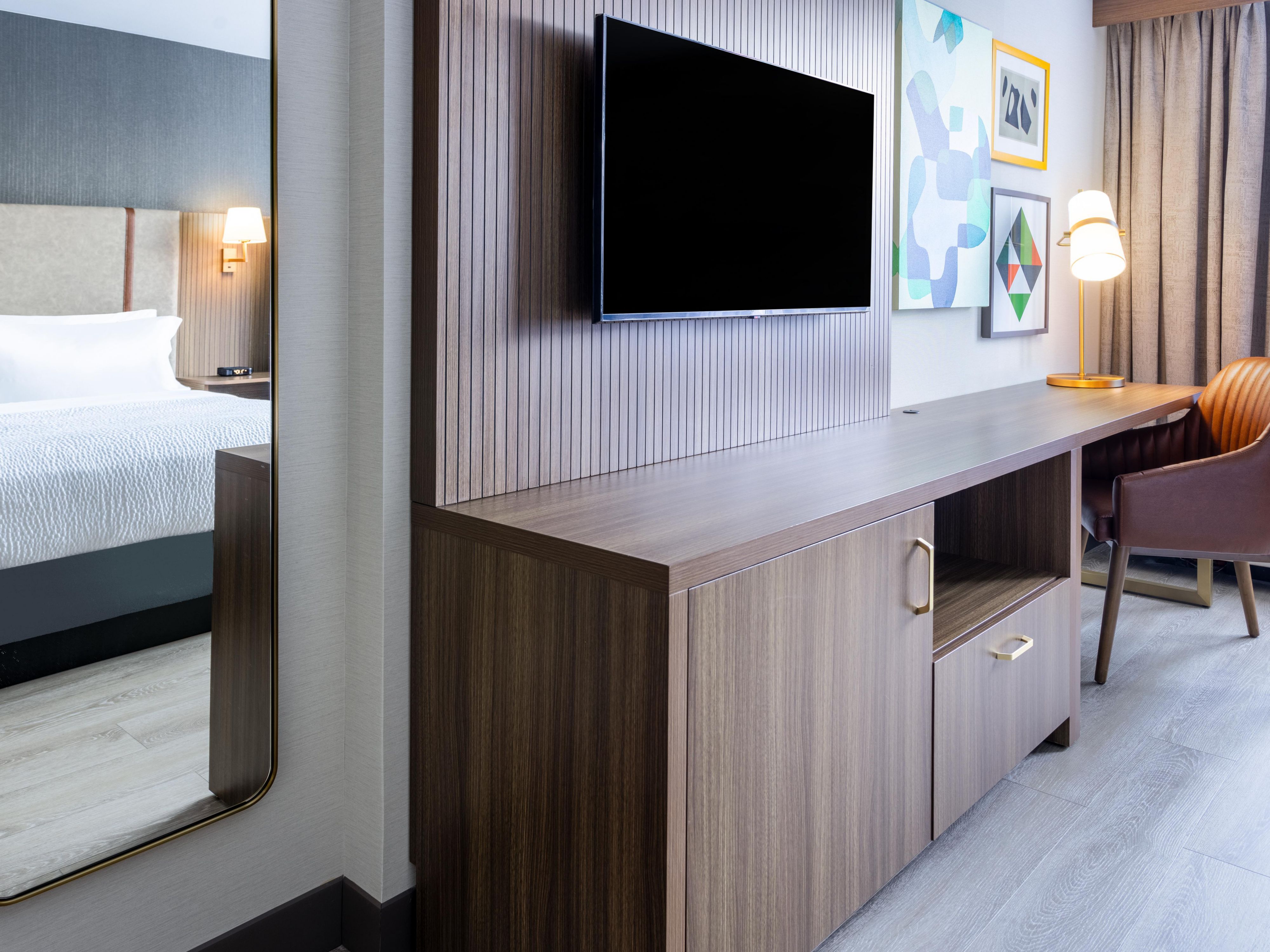 Experience ultimate comfort in our PURE Rooms, designed for allergy-friendly stays with purified air and hypoallergenic bedding. These specially treated rooms reduce irritants and allergens, creating a cleaner, healthier environment. Upgrade to a PURE Room for enhanced wellness and a truly refreshing night’s sleep