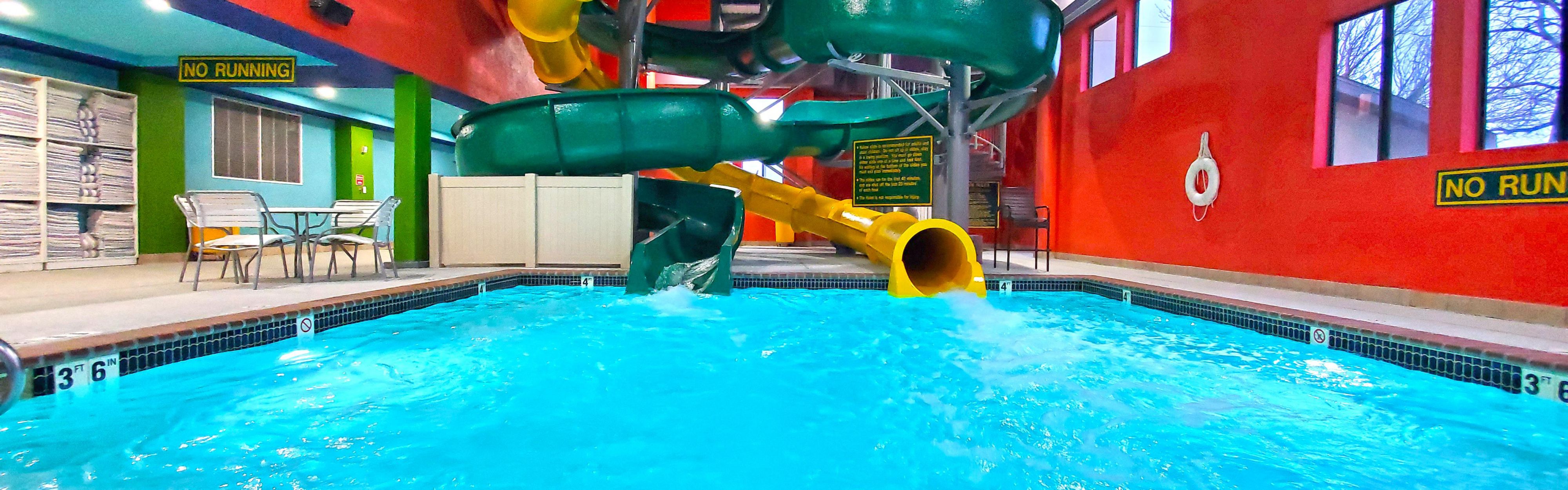 Two 30ft Indoor Water Slides