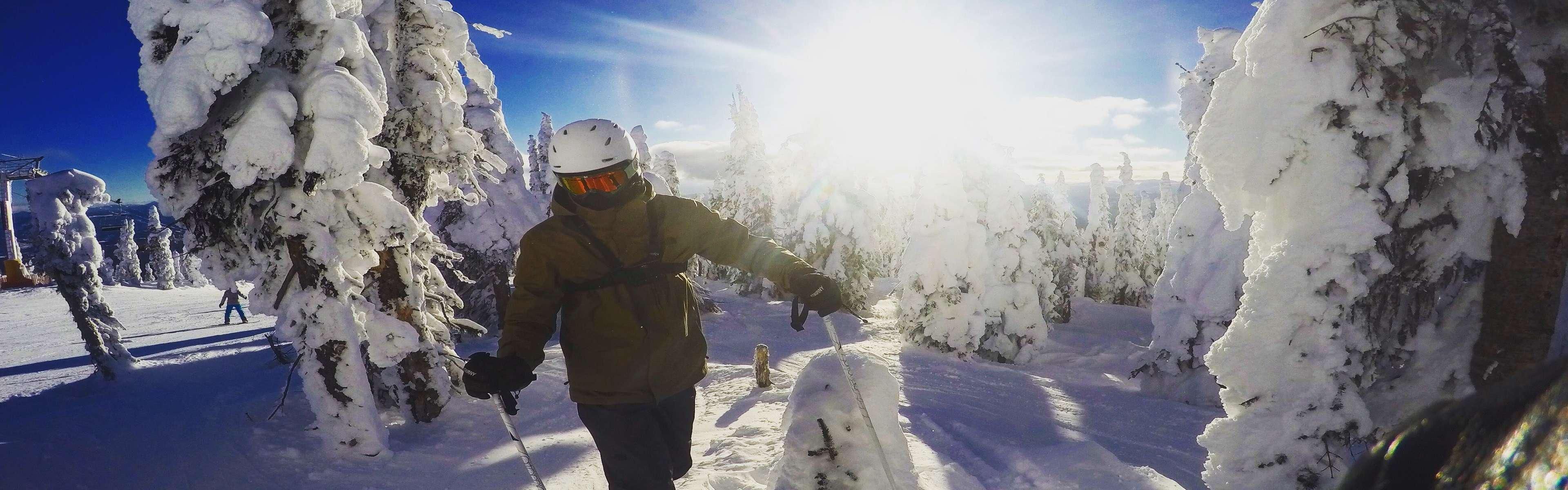 The powder is fresh and is calling.