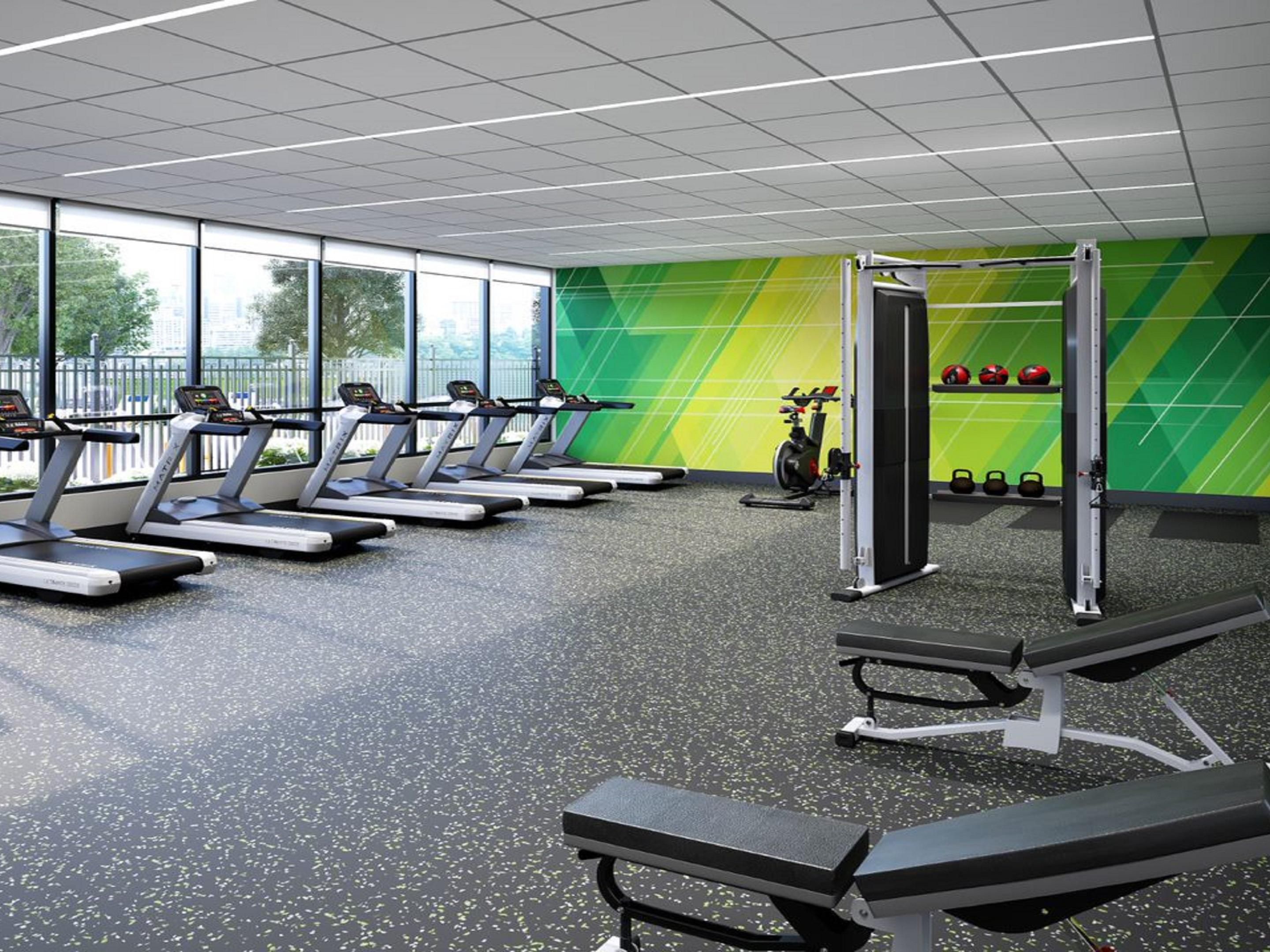 Maintain your routine at our complimentary Fitness Center, open daily from 9:00 AM to 10:00 PM. Our gym is fully equipped with elliptical machines, treadmills, and free weights, ensuring you have everything you need for a complete workout during your stay.