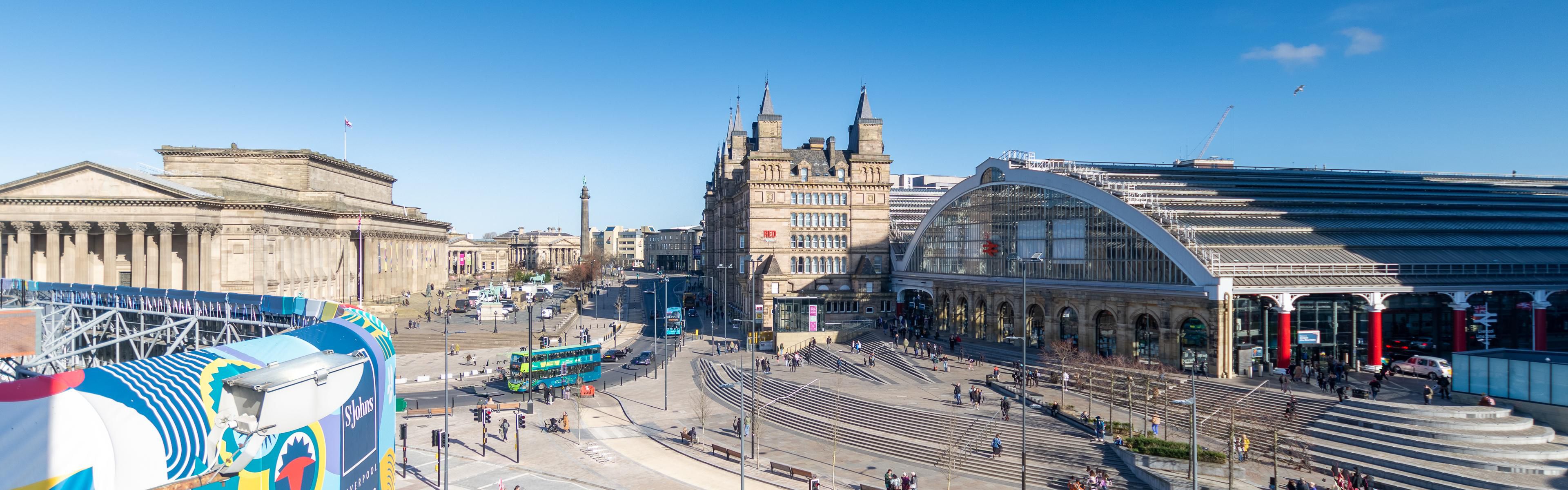 Hotel is opposite Lime Street