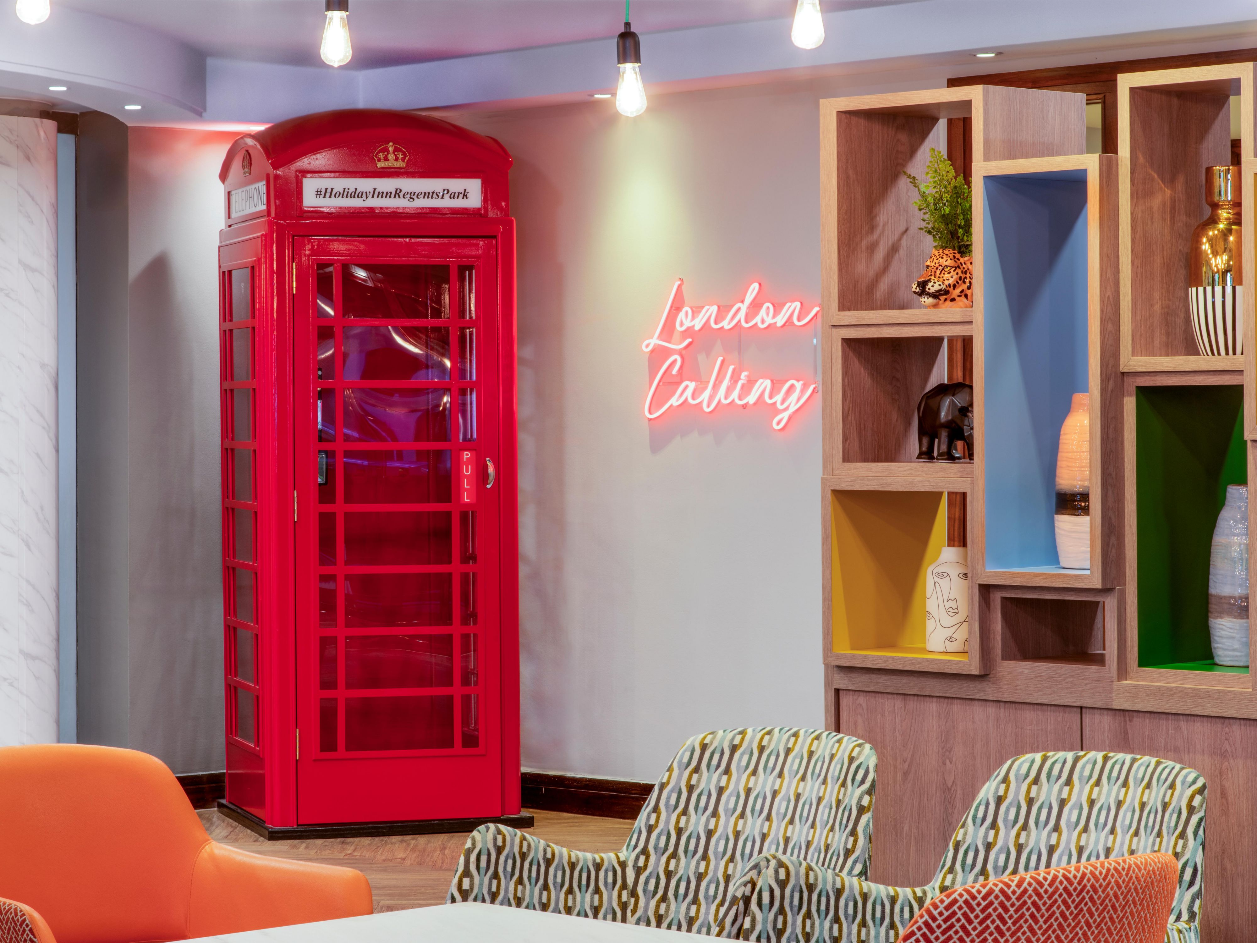 Hotel lobby entrance at the Holiday Inn London Regents Park