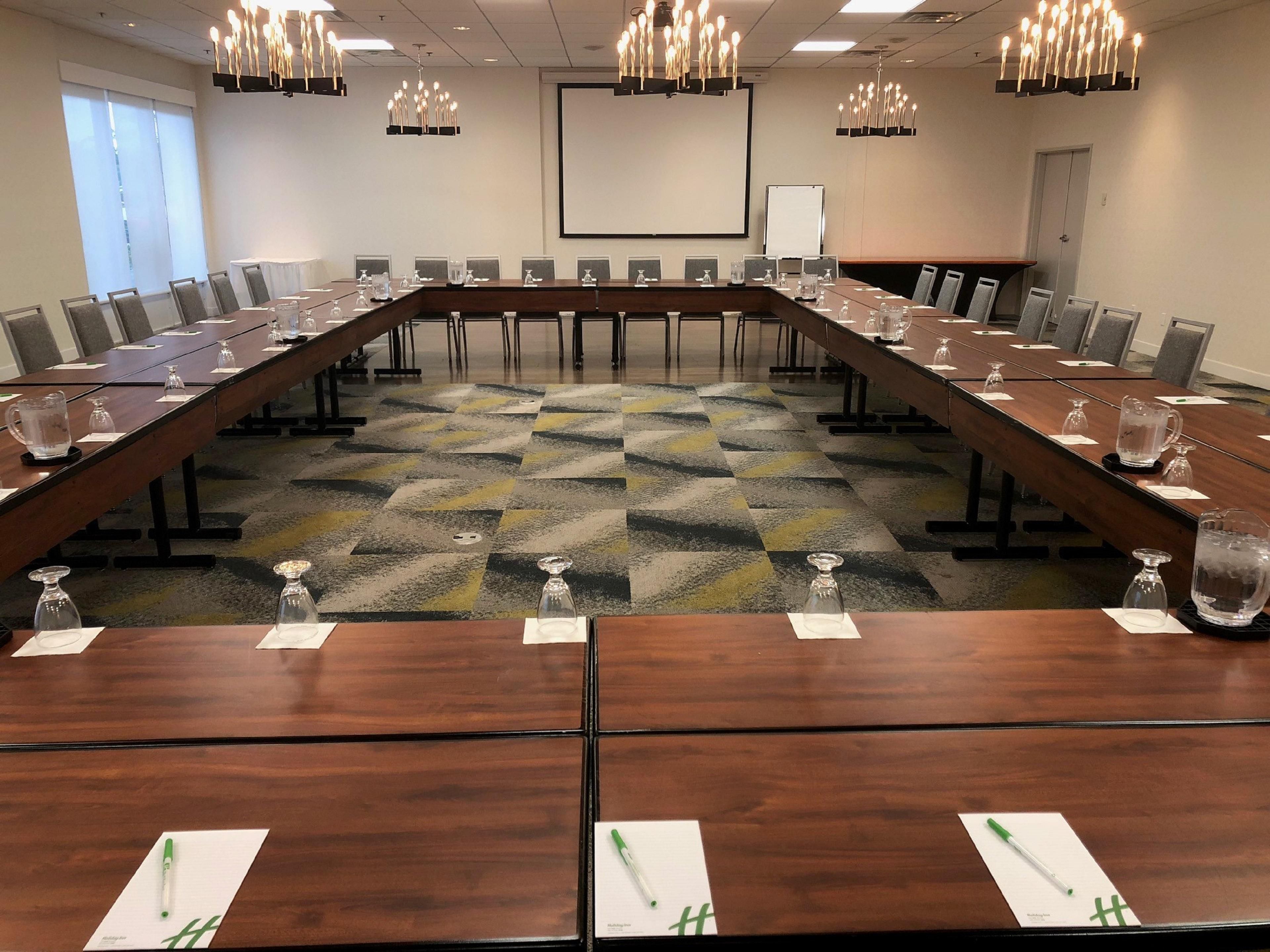 Choose one of our 10 banquet rooms for your next meeting, training or event. All have been refreshed and offer audiovisual technology. Outside views with natural light, located on ground floor for easy access, quiet private areas and legendary our service will make your event with us a success!
