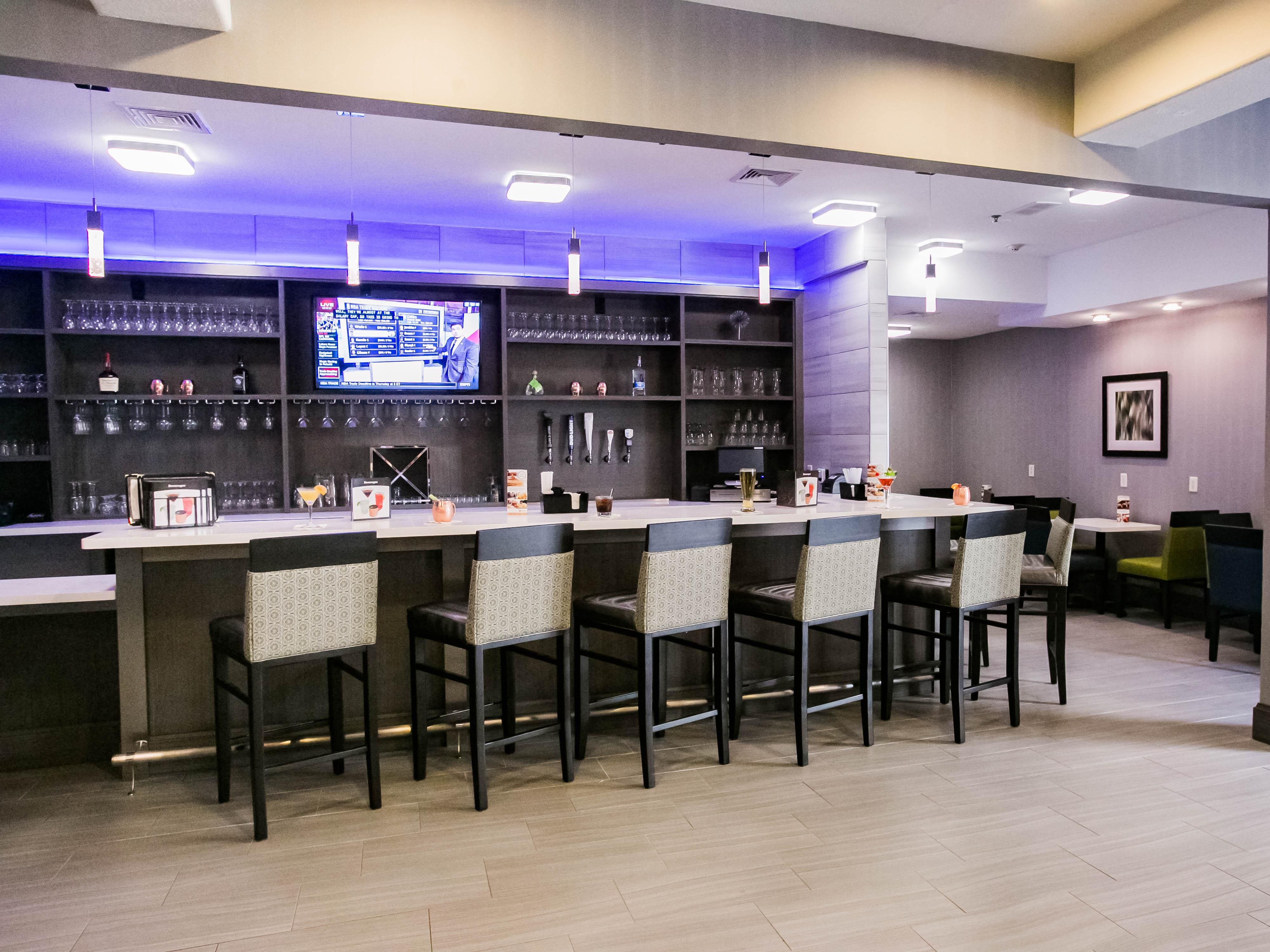 Unwind with cocktails- The Lambortini Bar is open Monday - Saturday from 5-10 P.M with Happy Hour from 5:30-7 P.M.