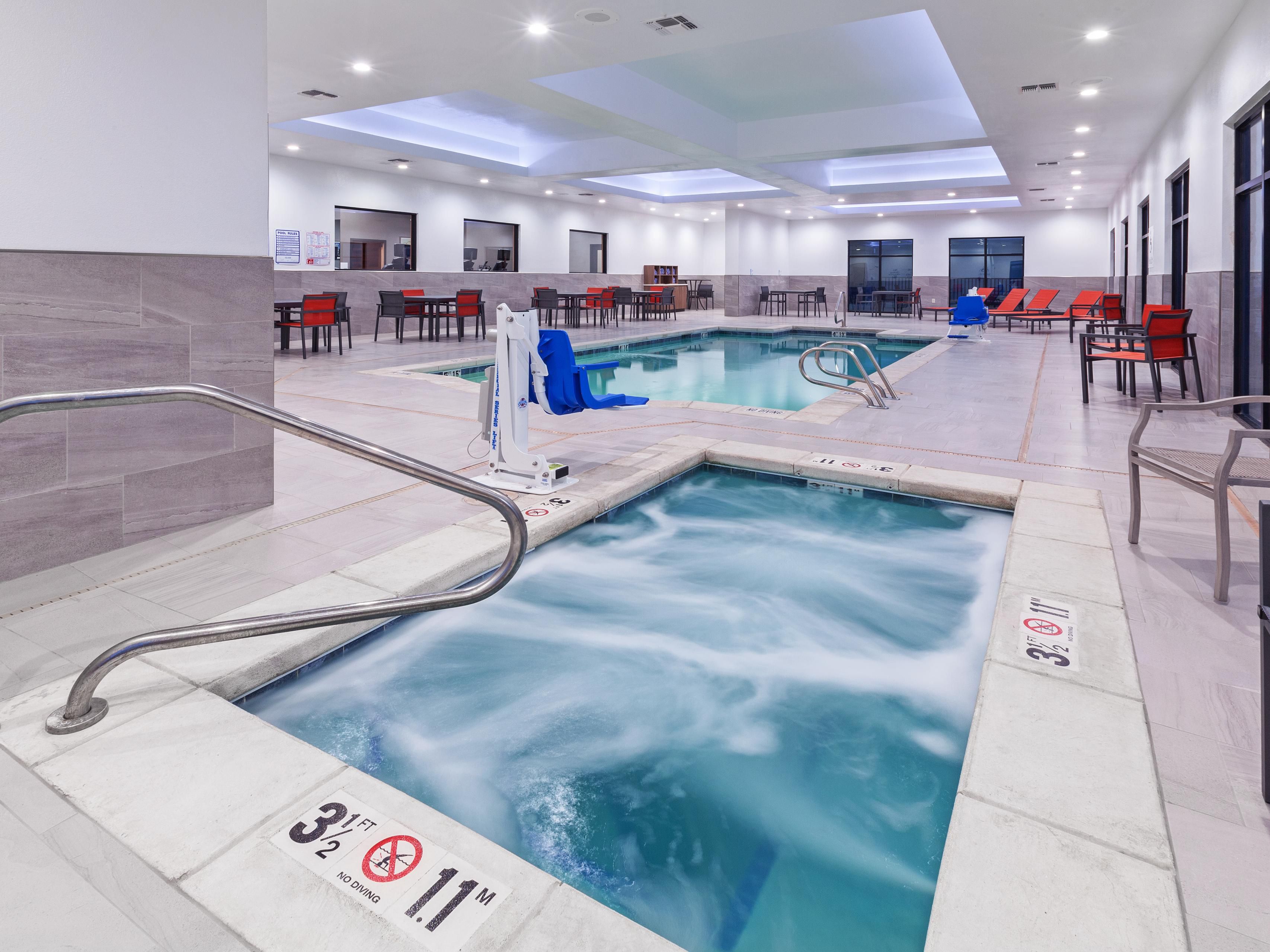 Relax and take a dip in our Pool and Spa.