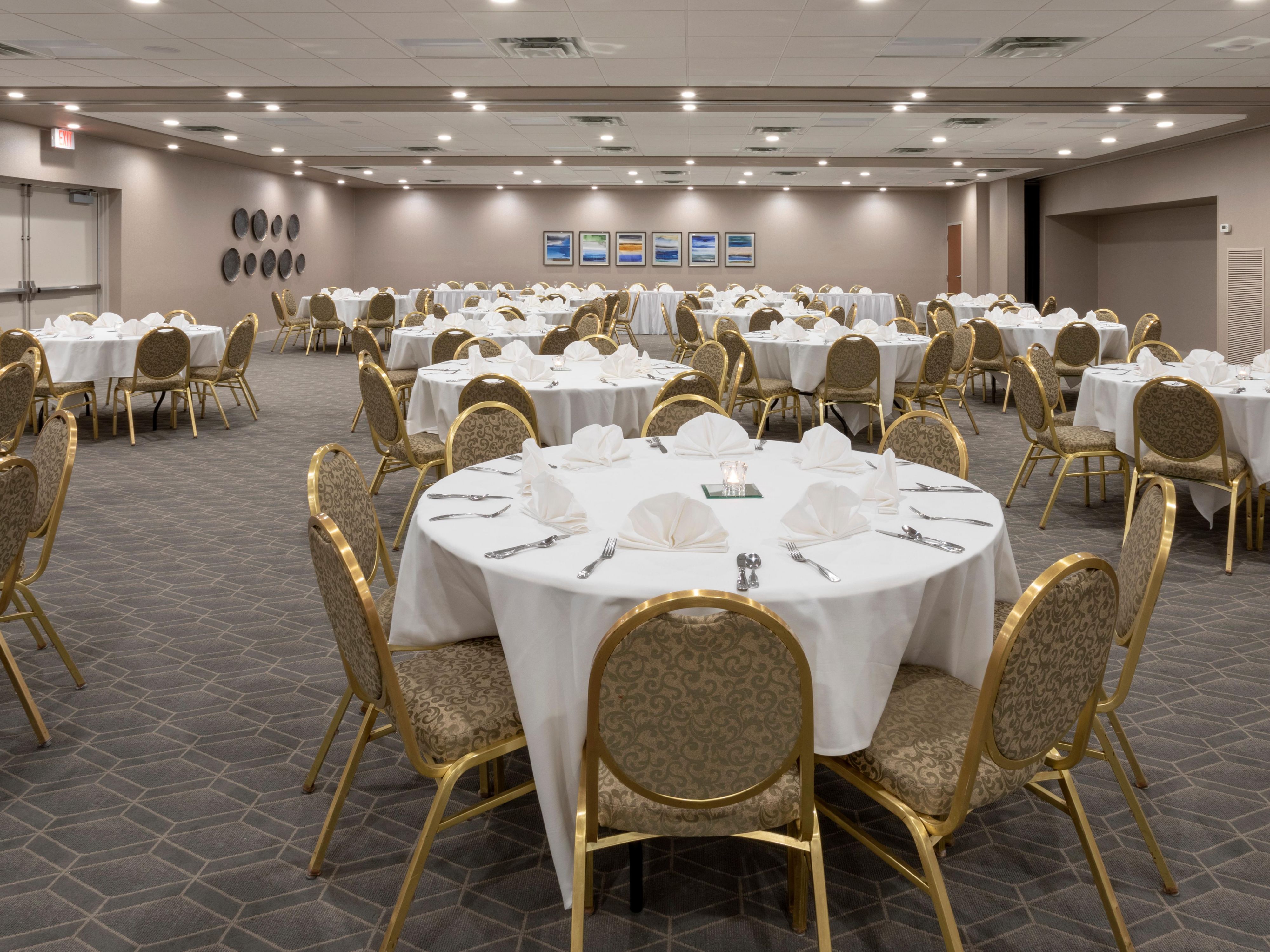 Host meetings or celebrations in six flexible venues, from small group sessions to larger gatherings. A tree-lined courtyard sets the stage for weddings, while modern AV support and catering from My Place ensure smooth planning.