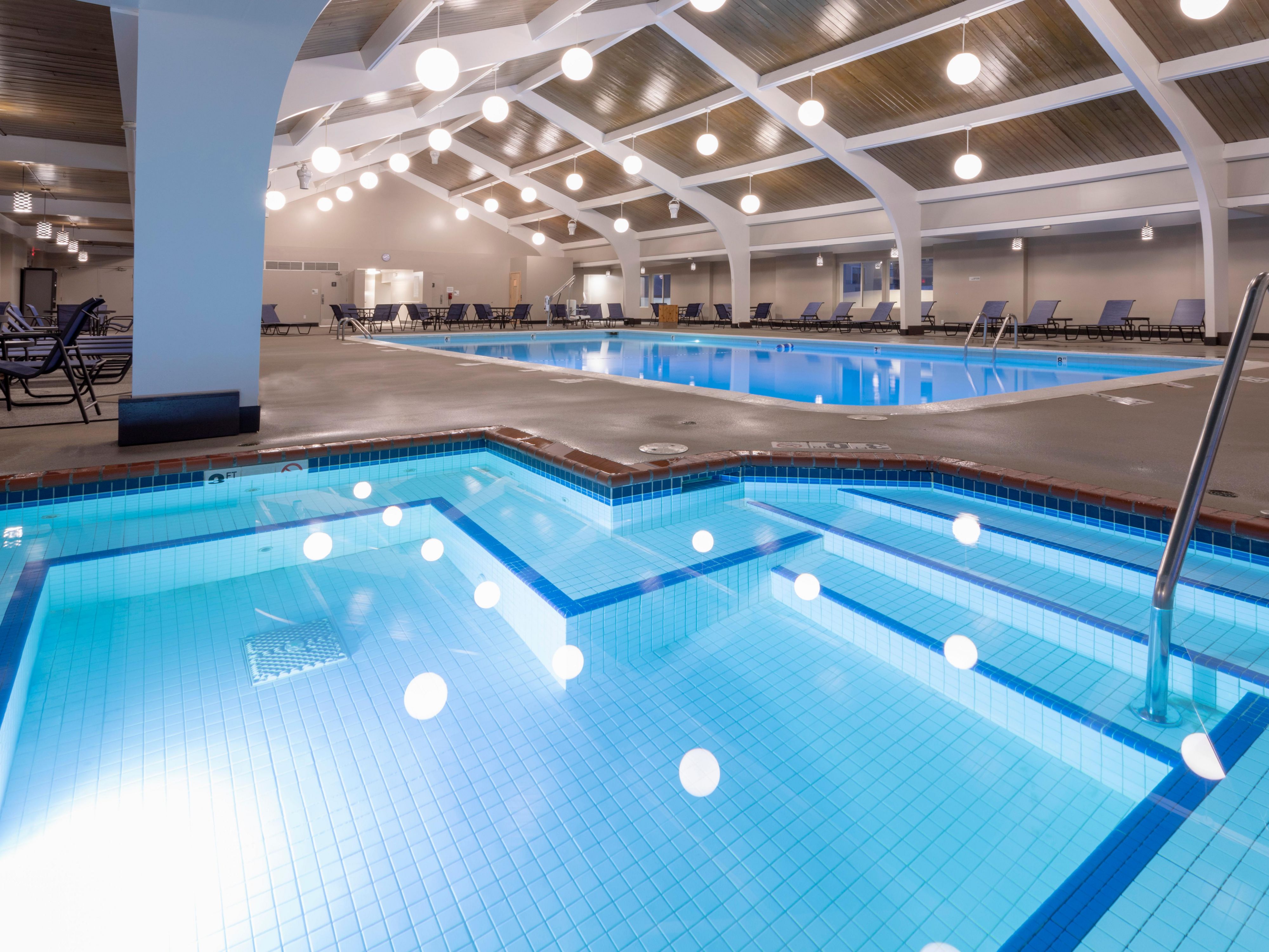 Unwind with a visit to our full-service spa, or take advantage of the largest indoor pool in the region. Soothe tired muscles in the ADA-accessible whirlpool, or relax in the sauna after a day outdoors. However you like to recharge, our wellness amenities make it easy.