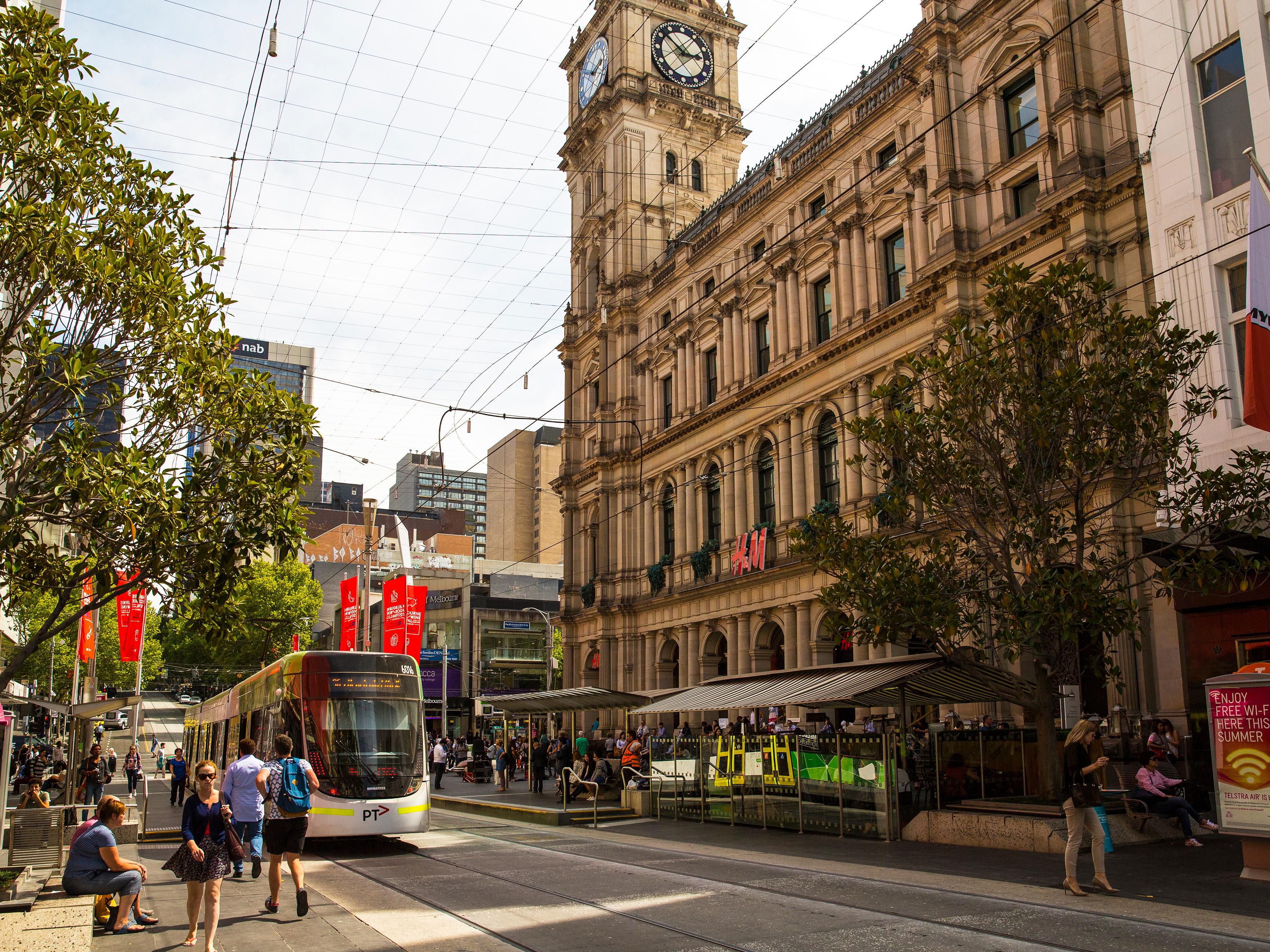 Bourke Street Mall in Melbourne is a lively, family-friendly shopping destination. With vibrant street performers, popular stores, the brand-new Mecca flagship, and delicious food options, there’s something for everyone. Kids will enjoy the lively atmosphere, while parents can shop and relax, making it a fun outing for the whole family.