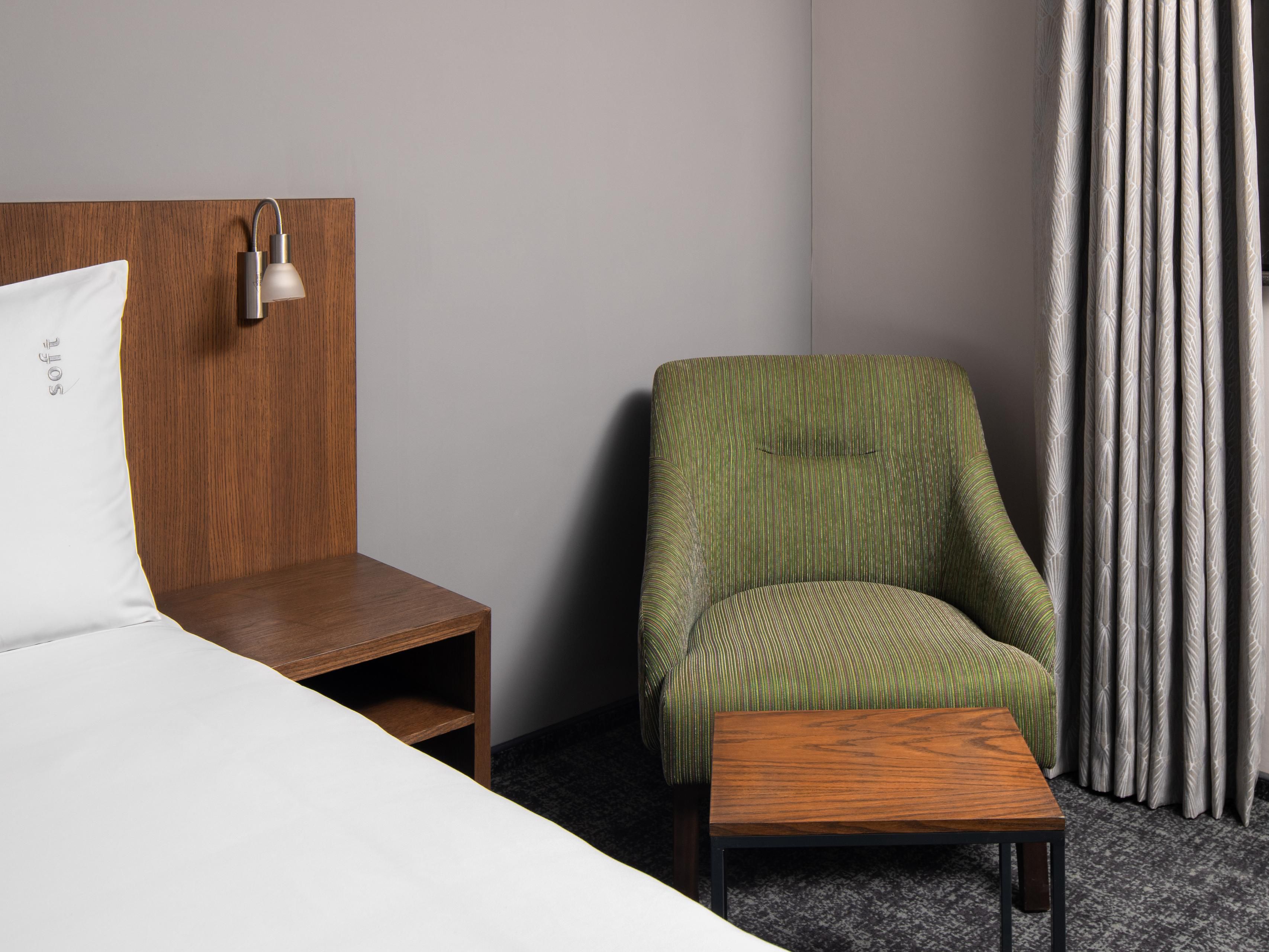 The hotel is designed with inclusivity in mind, offering wheelchair-accessible rooms with grab bars and adequate turning space in bathrooms, ensuring a comfortable stay for all guests​