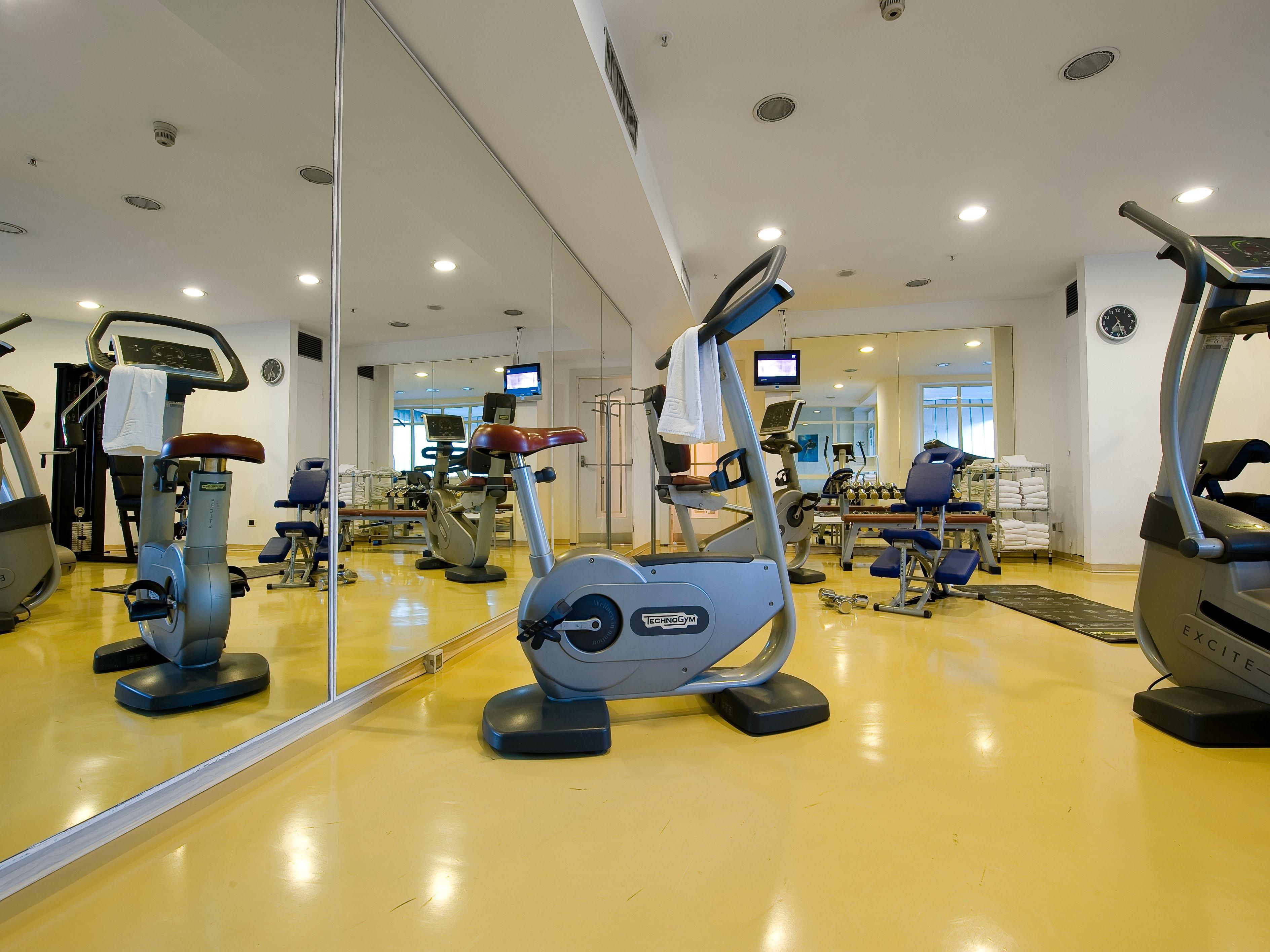 Complimentary mini-gym open 24 hours with cardio fitness circuit