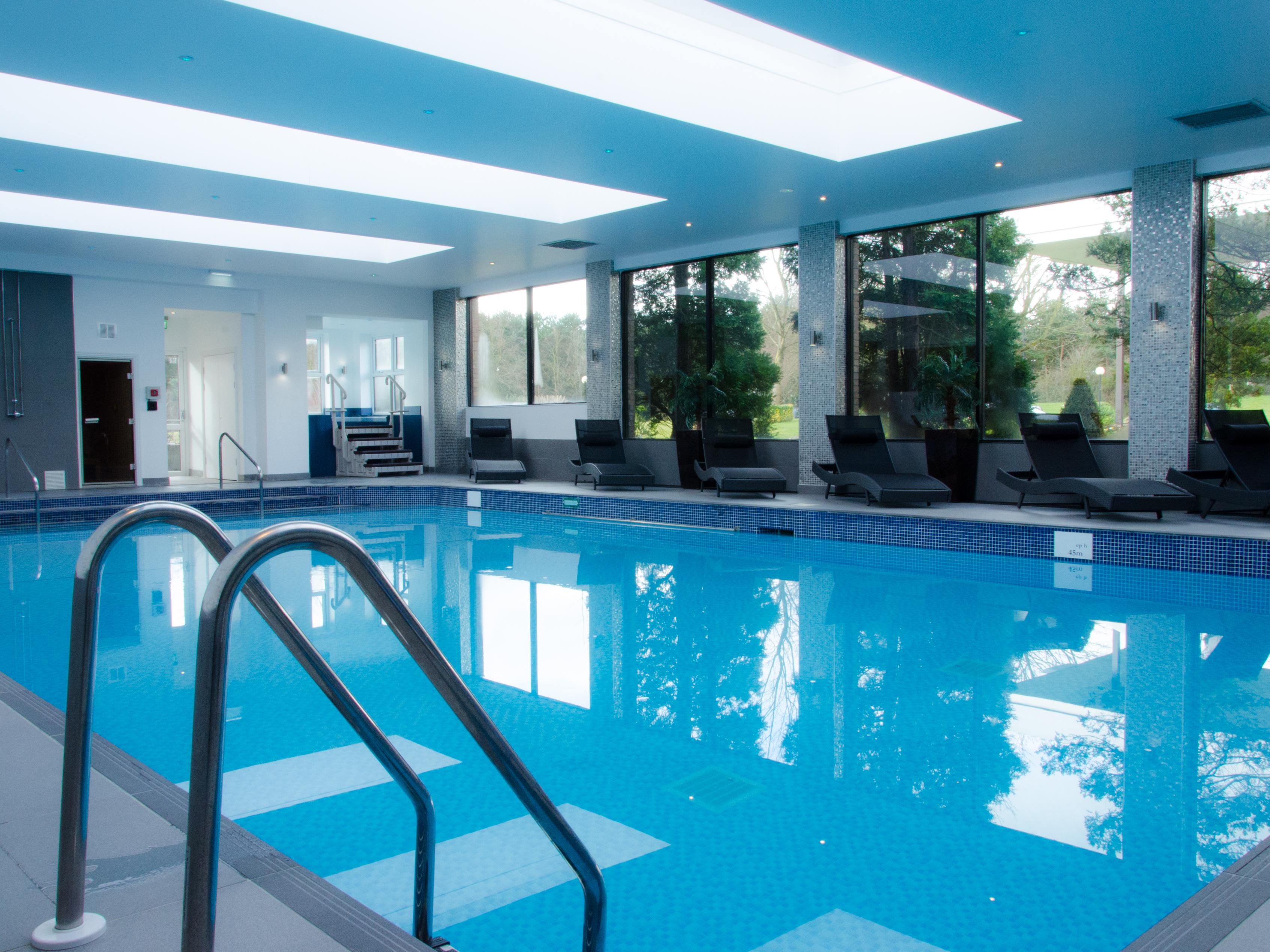 The pool is 15 metres