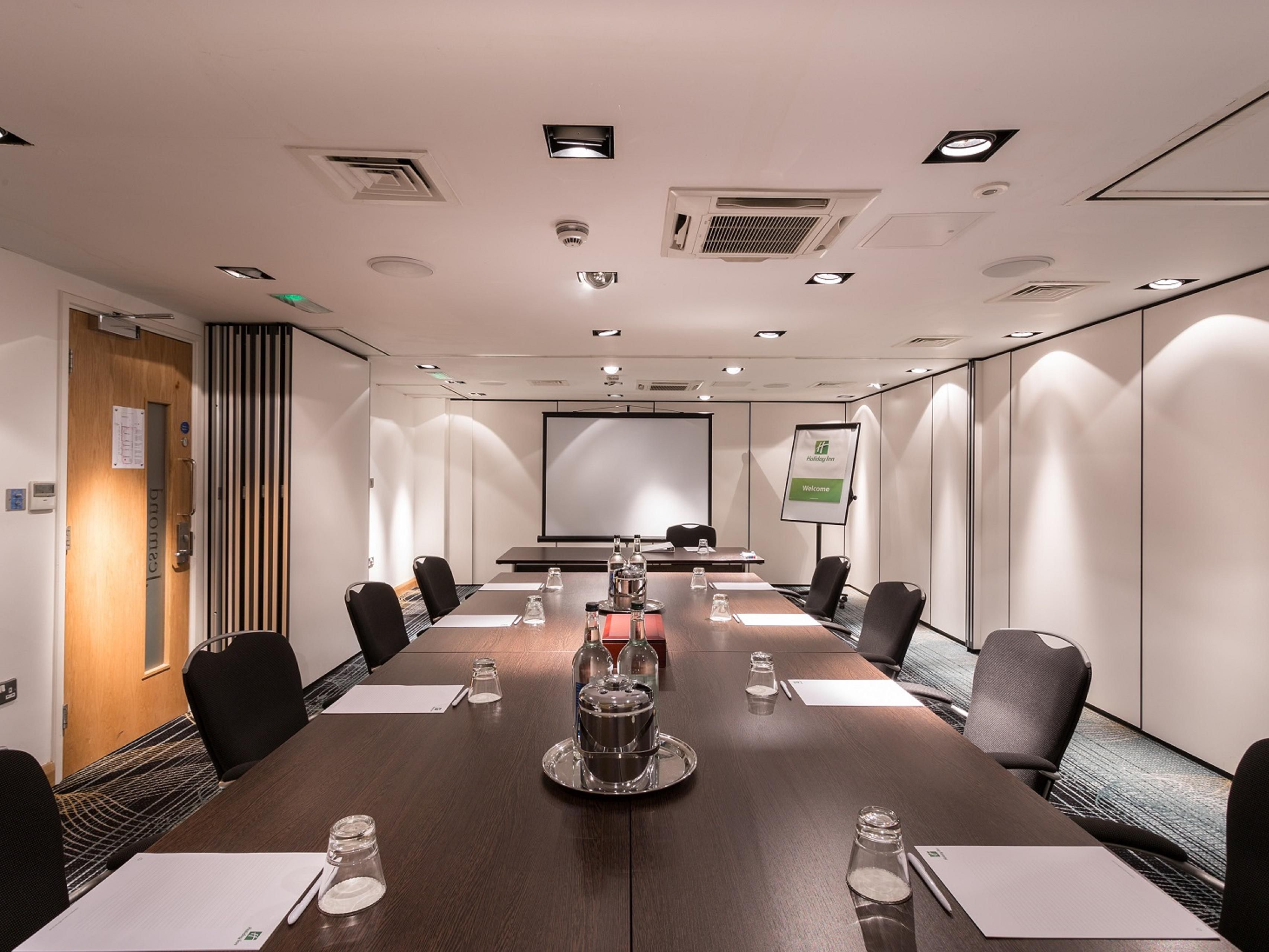 At the Holiday Inn Jesmond, you’re sure to host a meeting to impress with our light, spacious rooms complete with audio visual connectivity, onsite parking and dedicated events team ready to help every step of the way. Each of our rooms are equipped with complimentary high speed internet access and can be set up to your specification before arrival