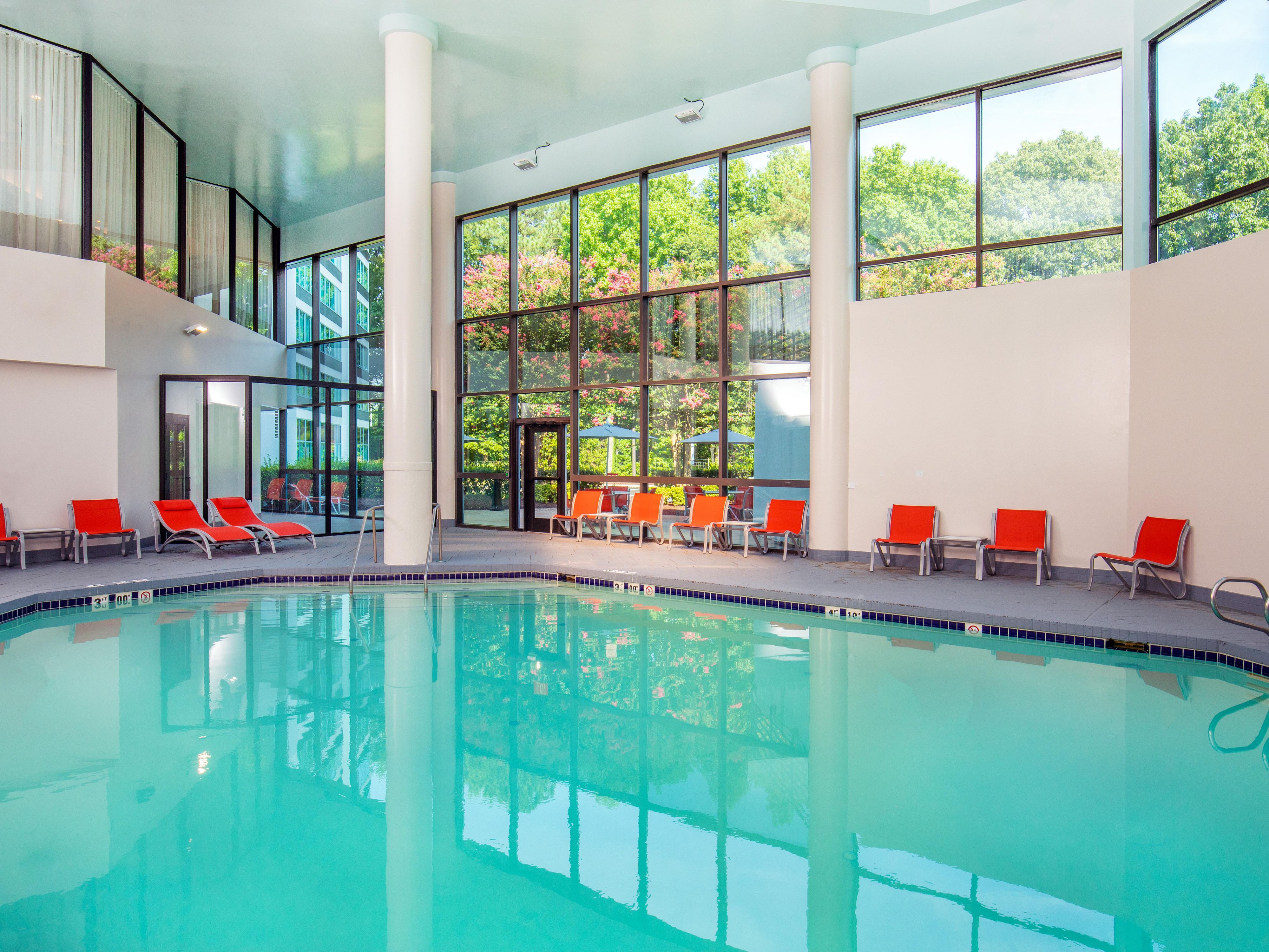 Take a morning splash or relax after a long day in our indoor pool