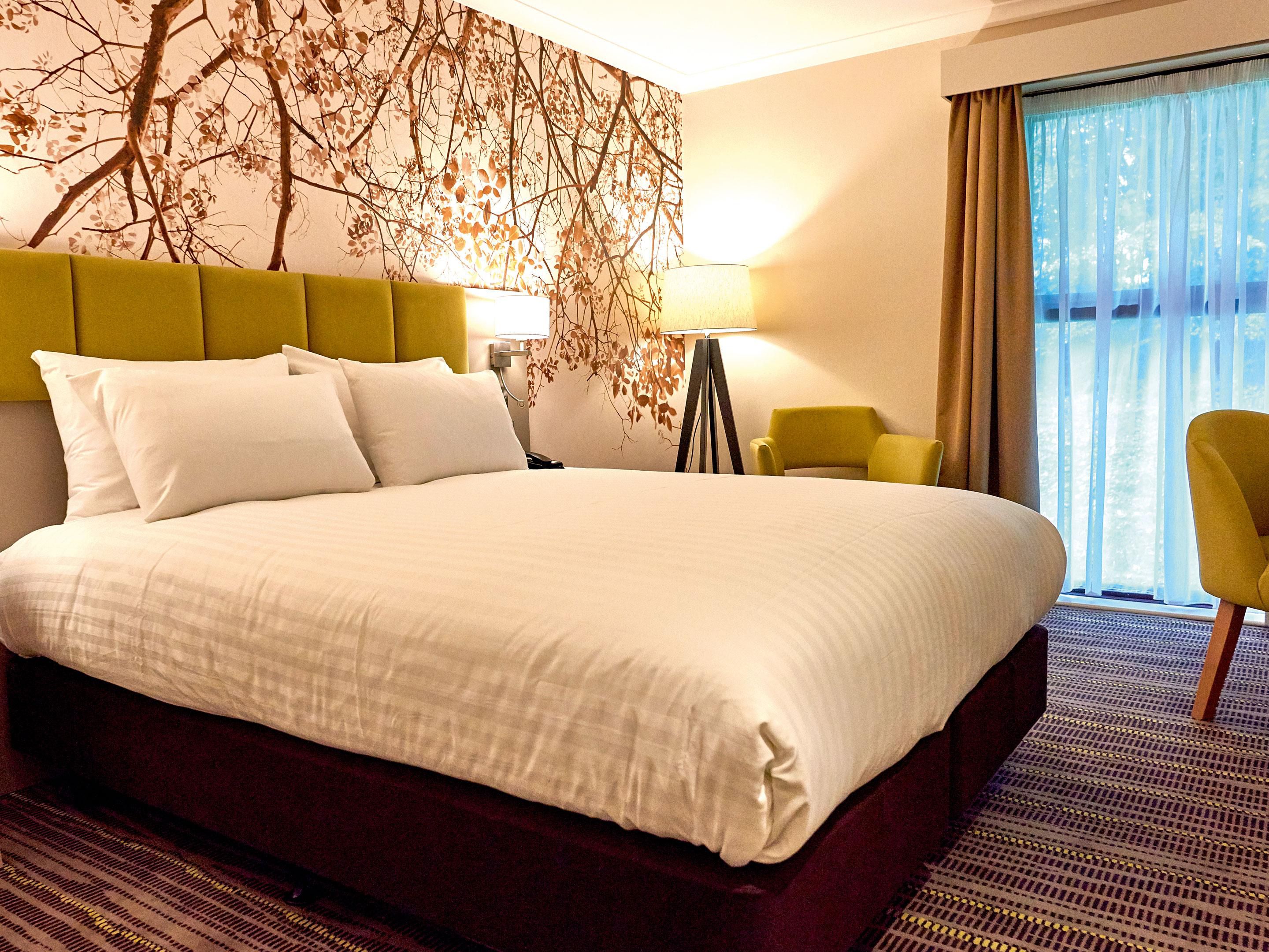 Our double room with a luxurious king size bed