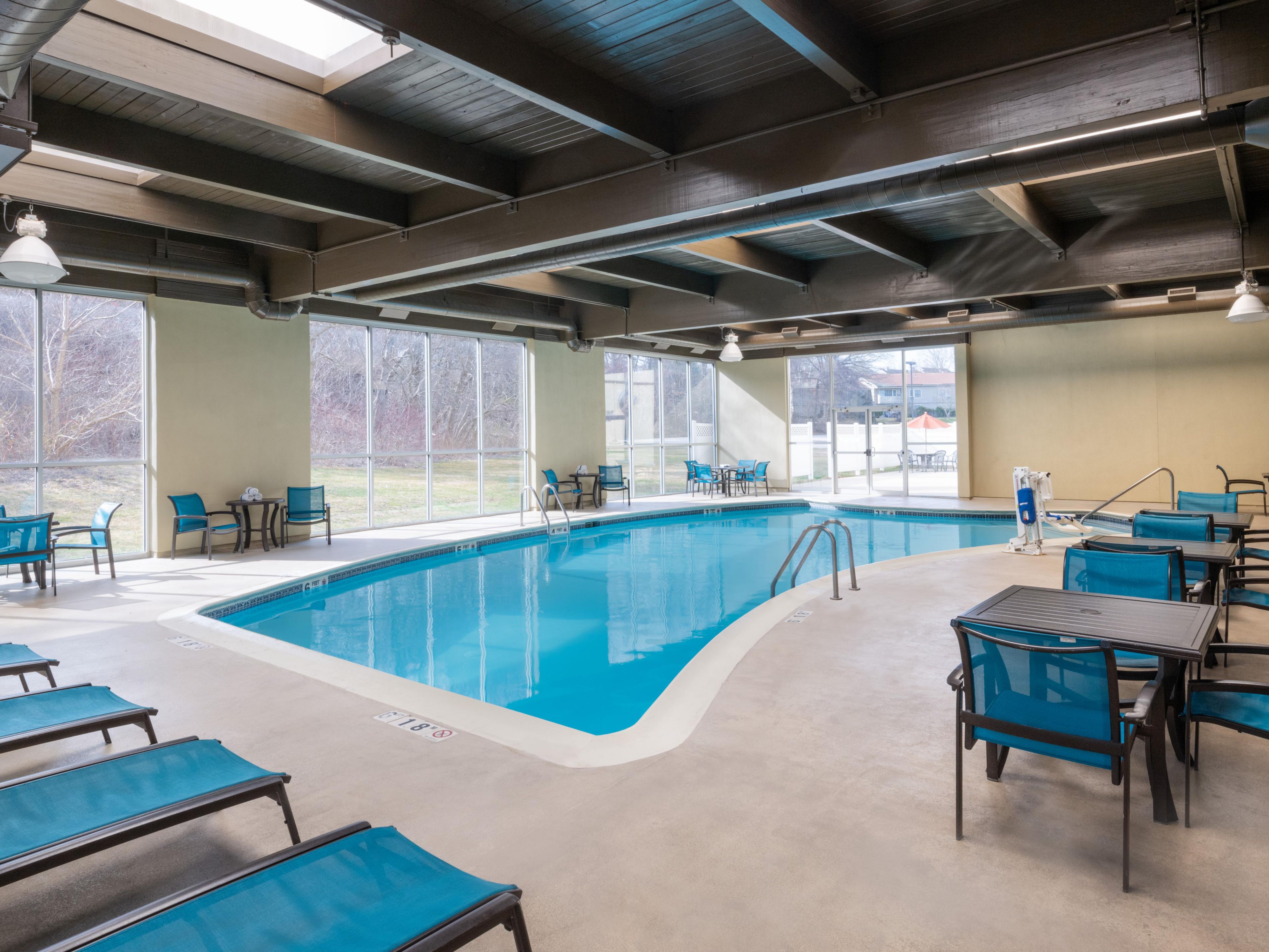 Enjoy the indoor swimming pool, available to guests year-round.