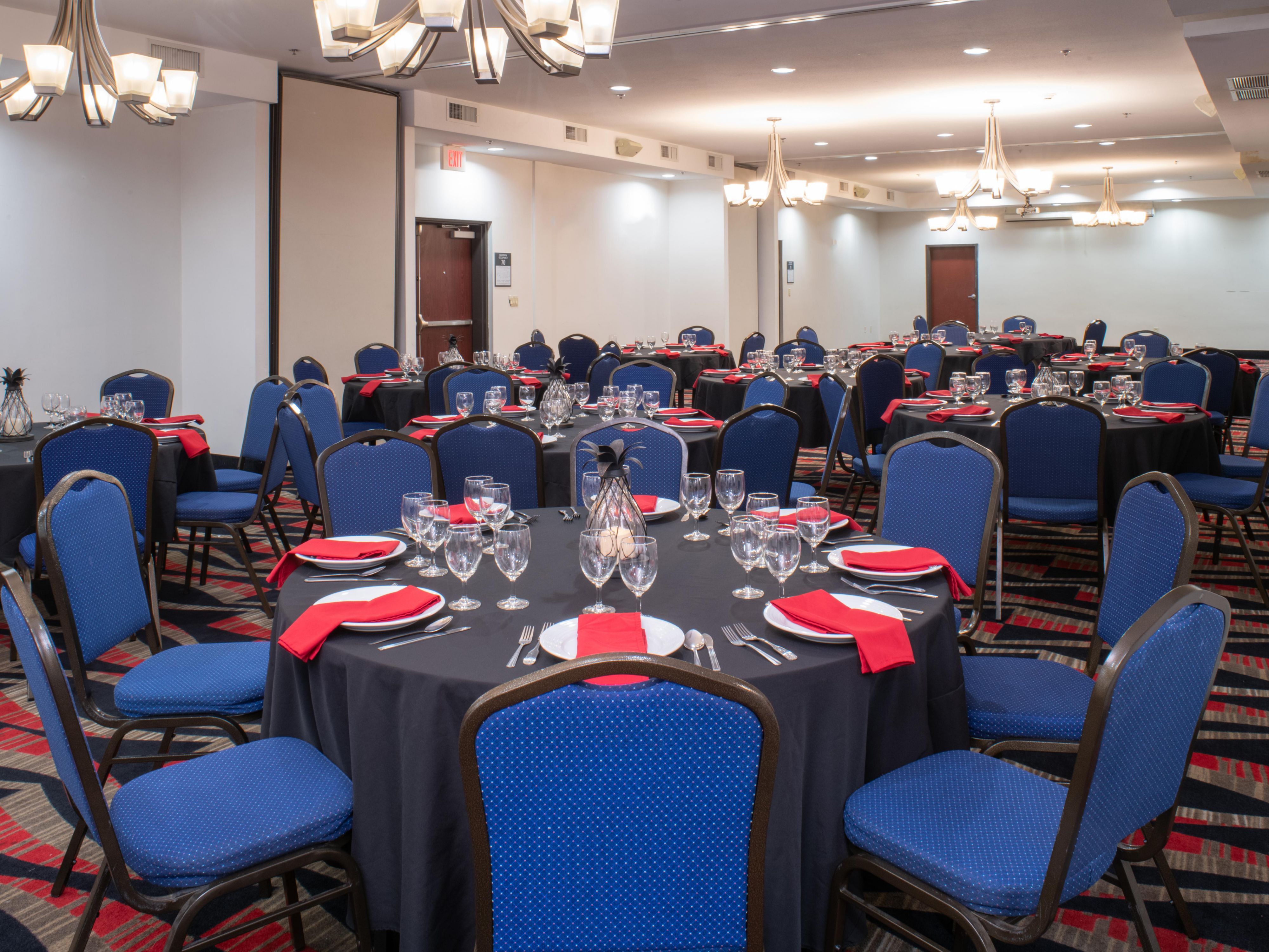 Our hotel offers plenty of space for any type of function for meetings, conferences, and special events. Our team is happy to help!