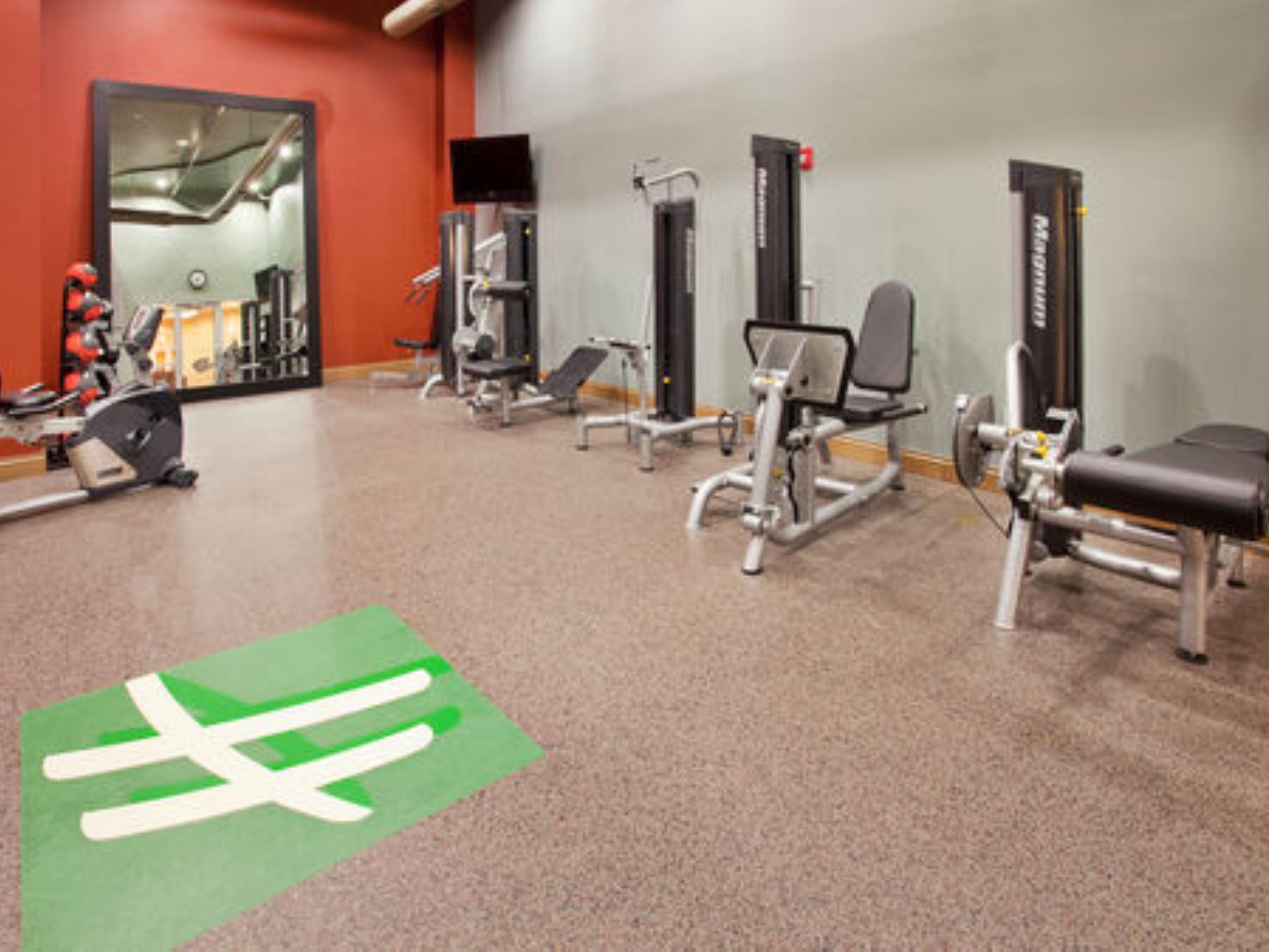 Stay active and energized in our fully equipped Fitness Center. Whether you prefer a cardio workout first thing in the morning or strength training with free weights in the evening, our Fitness Center features everything you need for a satisfying workout. Our facility is open 24 hours to easily fit your schedule.