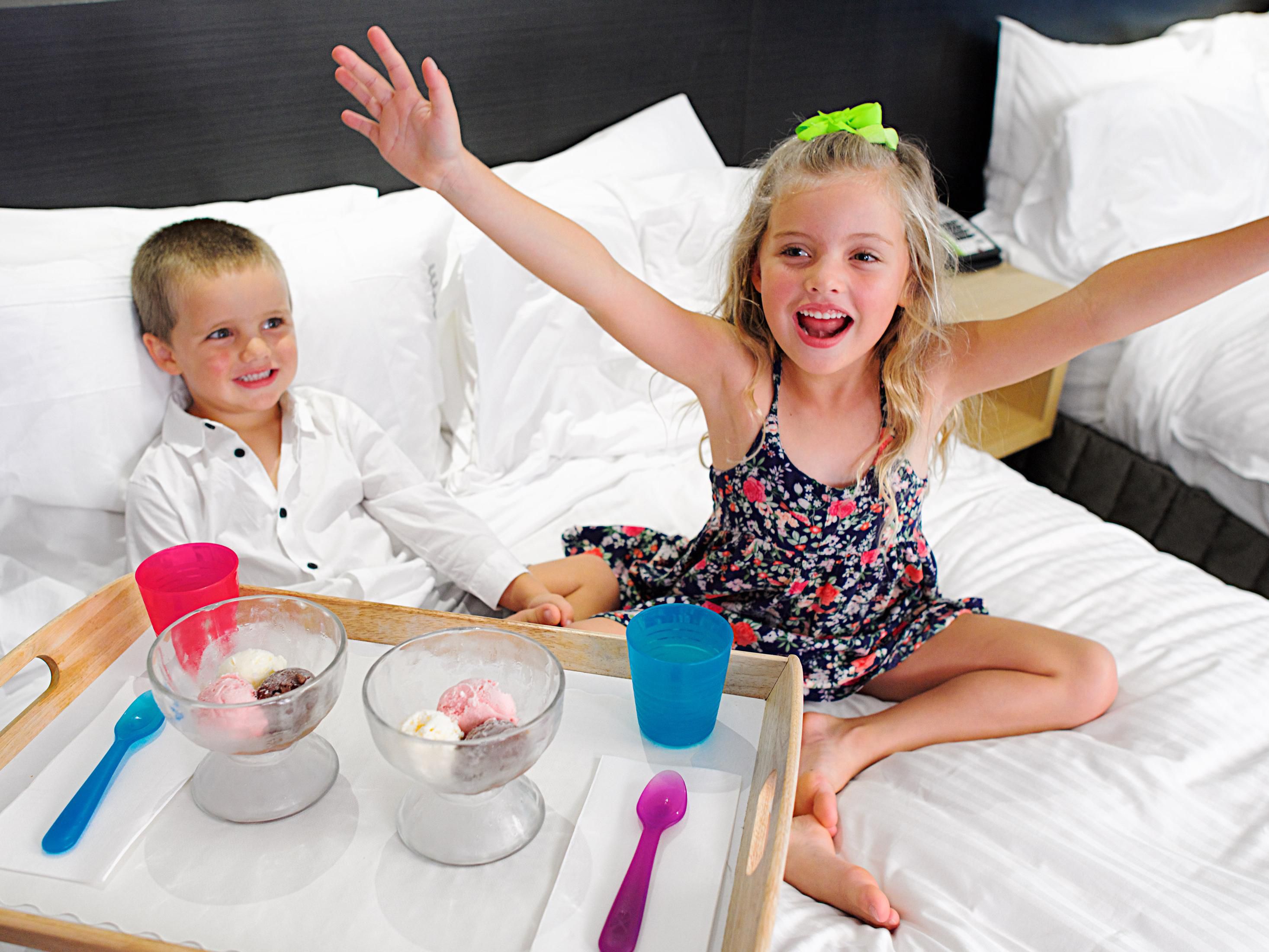 At Holiday Inn Perth City Centre, we treat little ones like VIPs with our Very Important Kids (VIK) Program. Kids can enjoy special perks, including a dedicated menu, fun activities, and surprises during their stay. We make family travel stress-free and fun for everyone!