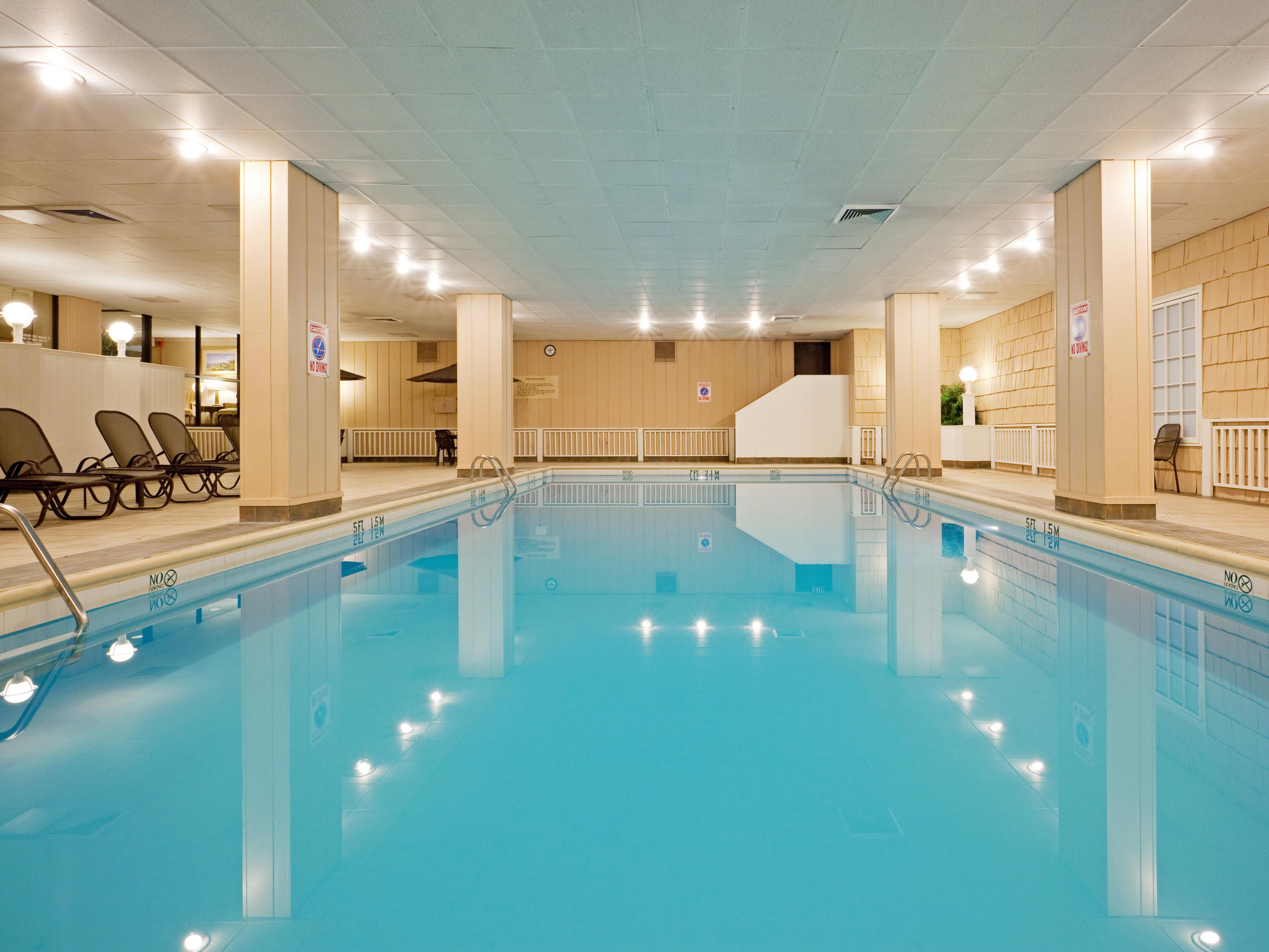 Enjoy our large indoor pool – great for the entire family! Ideal for an early morning workout, or a rainy-day activity. Don’t forget to relieve stress in our sauna after your swim.