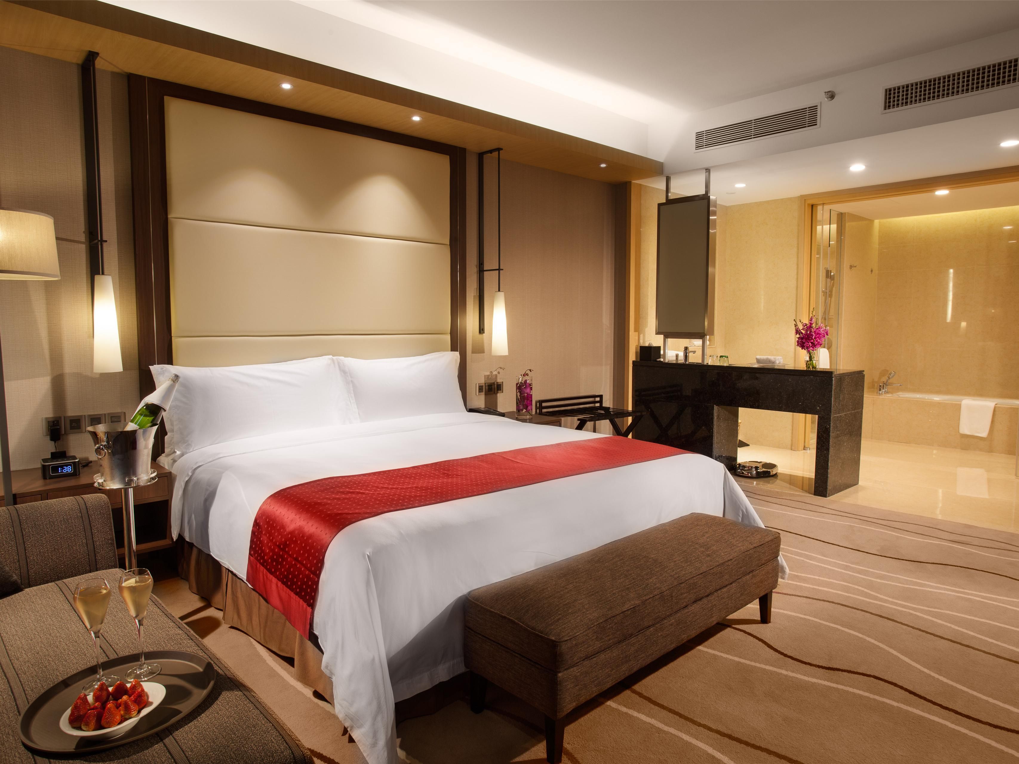 1 Super King Bed 1 Bdrm STE Living Area