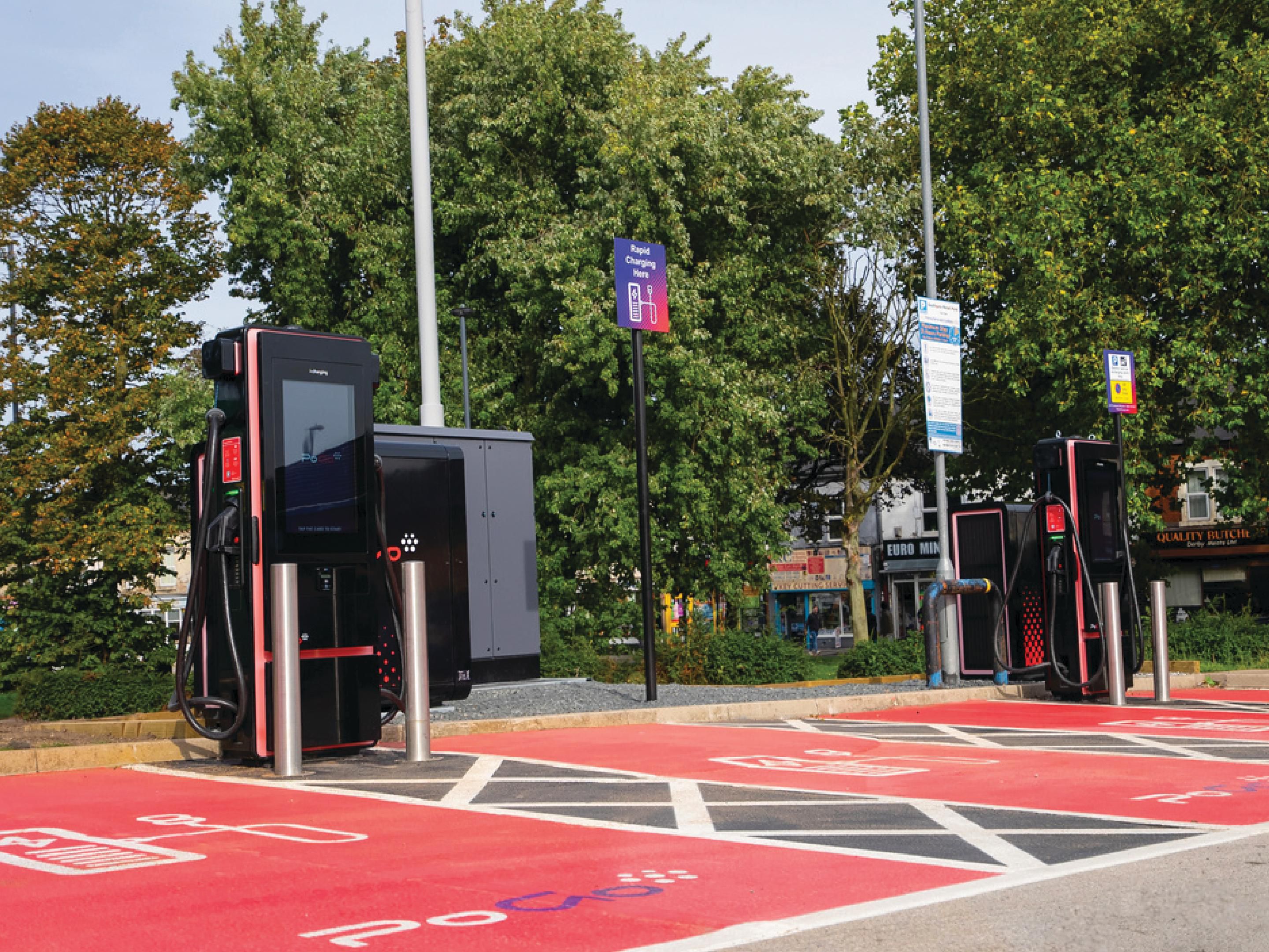 Charge your car with ease at our PoGo EV charging pods! While you wait, relax in our Open Lobby serving delicious food & drinks, plus there is free Wi-Fi to catch up on business or socials! We are the perfect spot to recharge both your car and yourself!