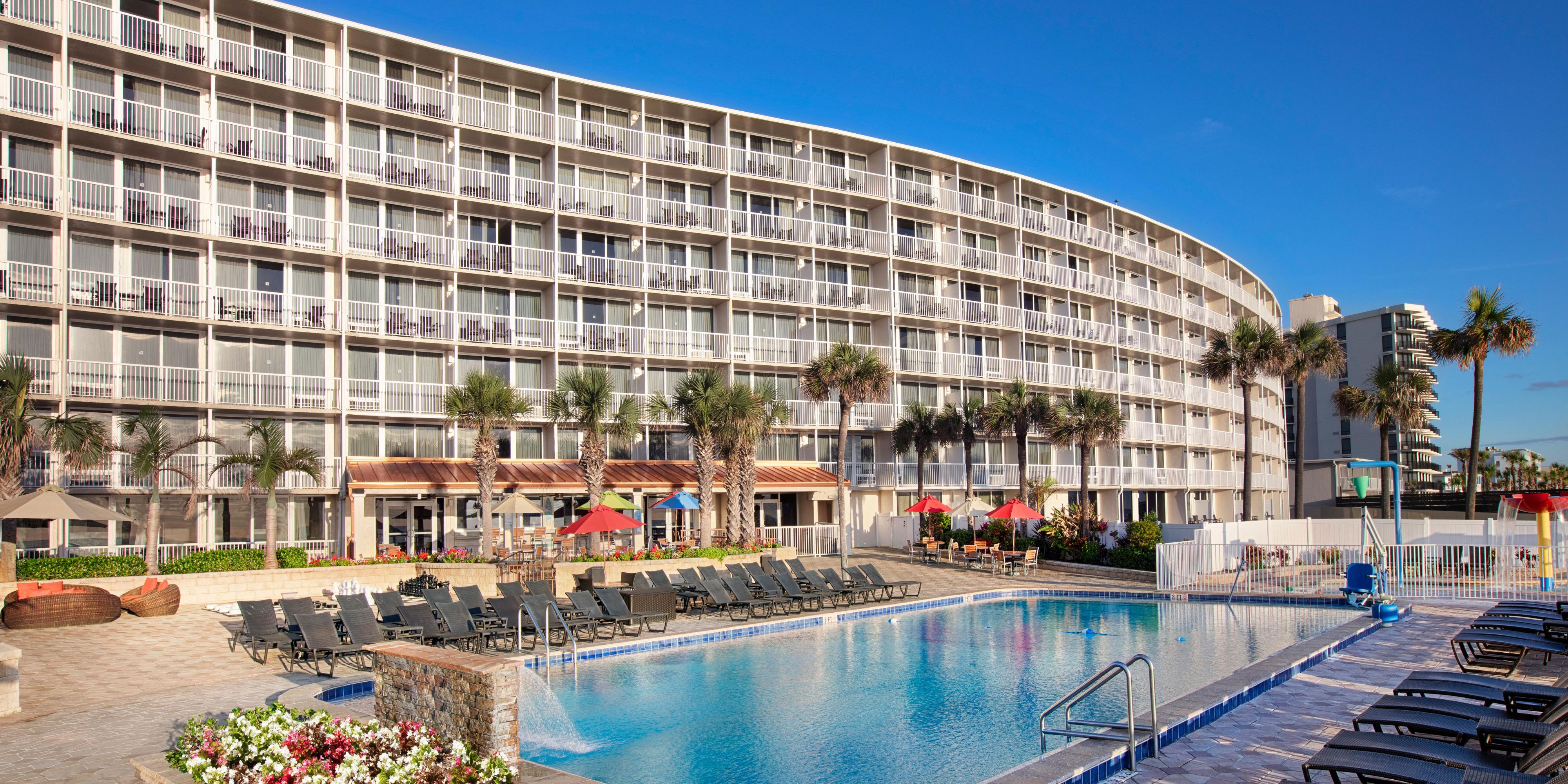 Take a morning or afternoon dip in our outdoor pool.