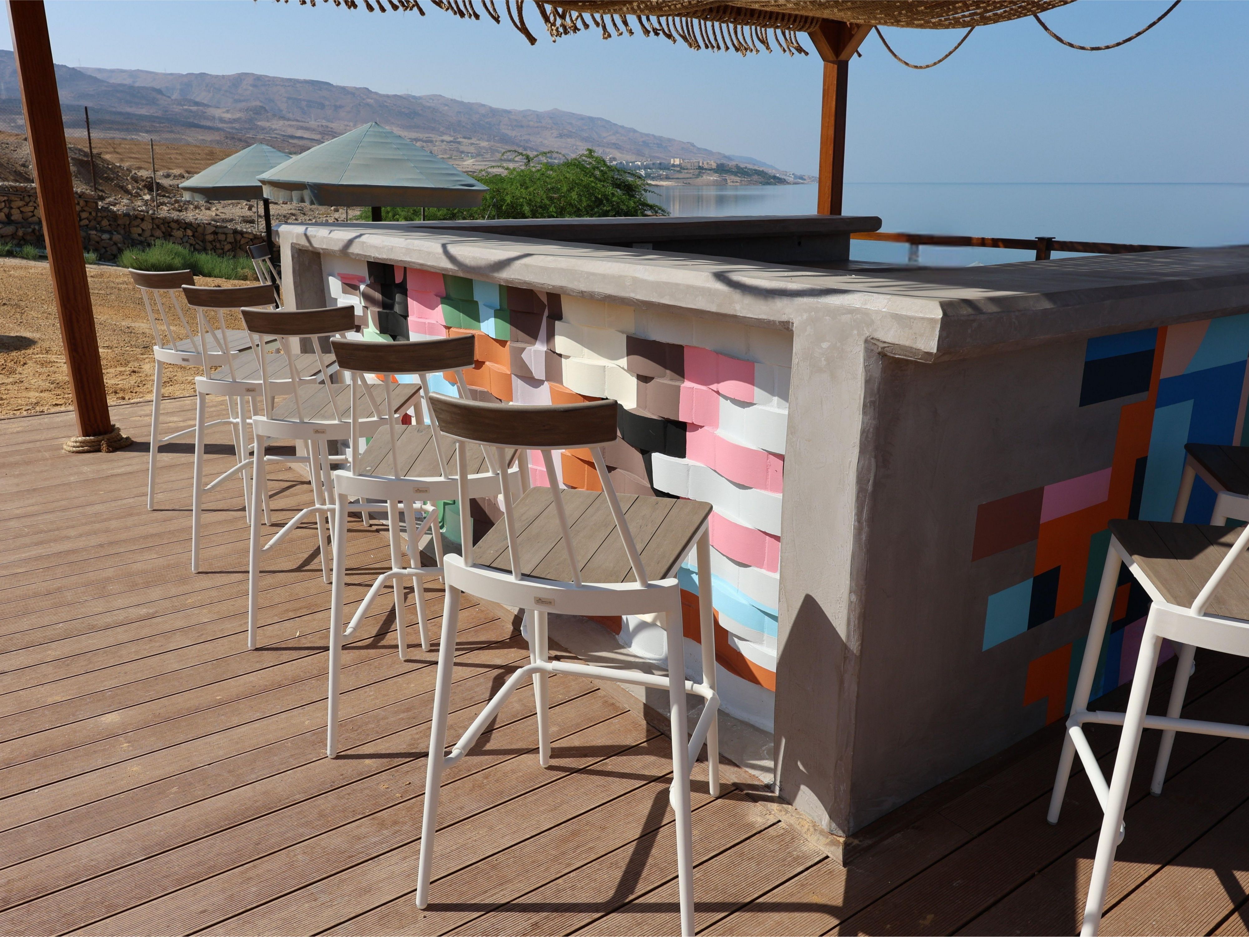 Better beach days await!

Unwind at the brand-new Beach Bar, where every glass carries the calm of the shore and every sip comes with a stunning Dead Sea view.​