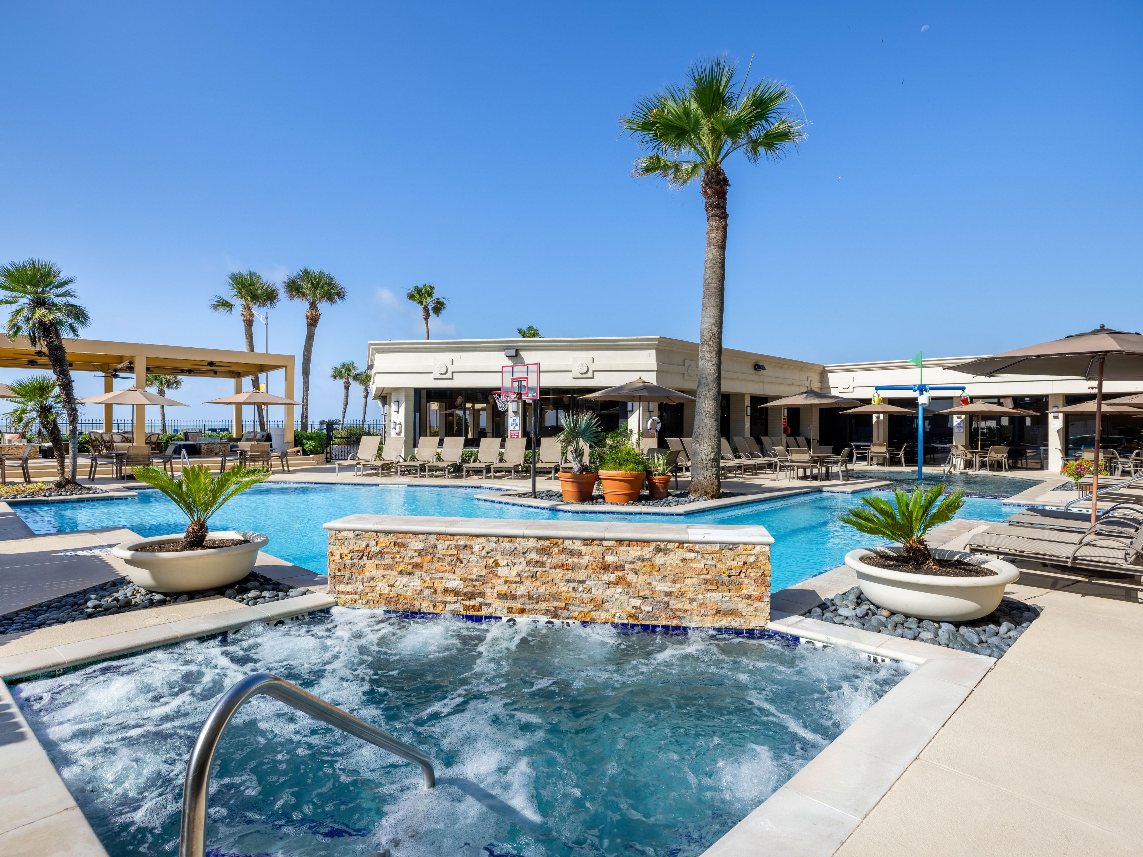 Take a dip in our swimming pool.