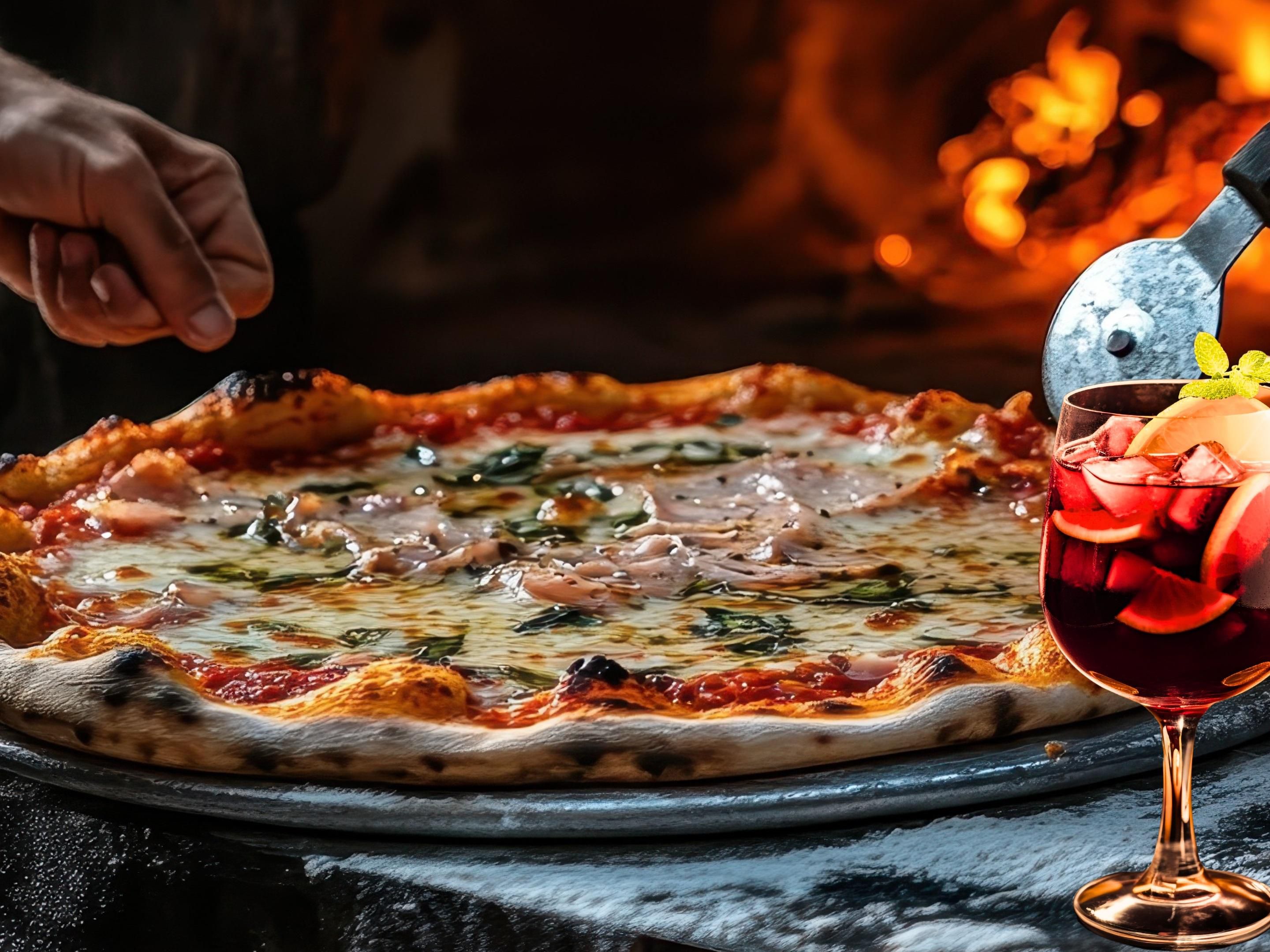 Savour the slice and sip the Sangria - the perfect pairing awaits at Fig & Olive! Enjoy two handcrafted woodfired pizza with unlimited sangria for 90 minutes at a special price.