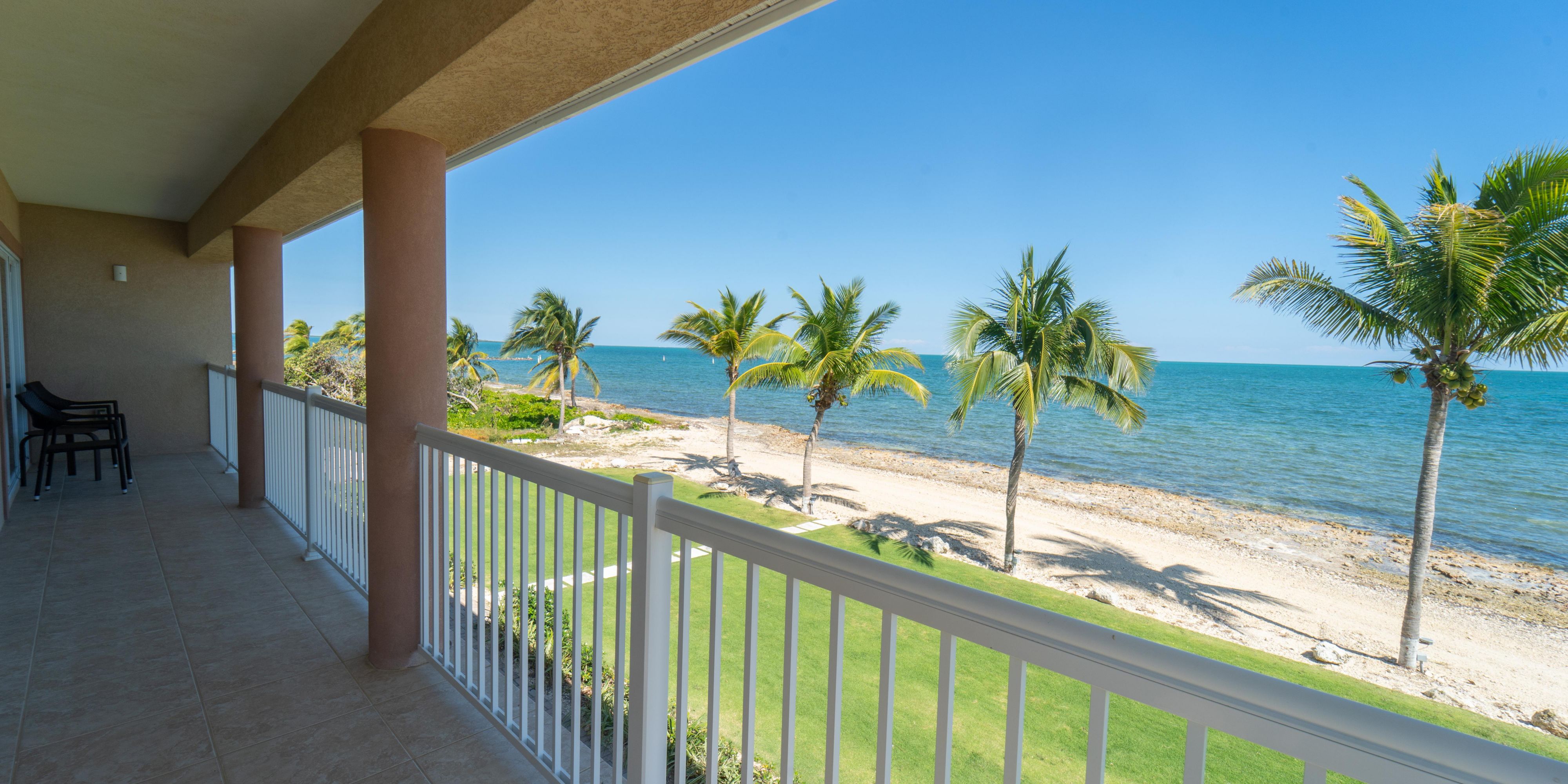 Grand Villa- Ocean Front. Large patio or balcony with seating