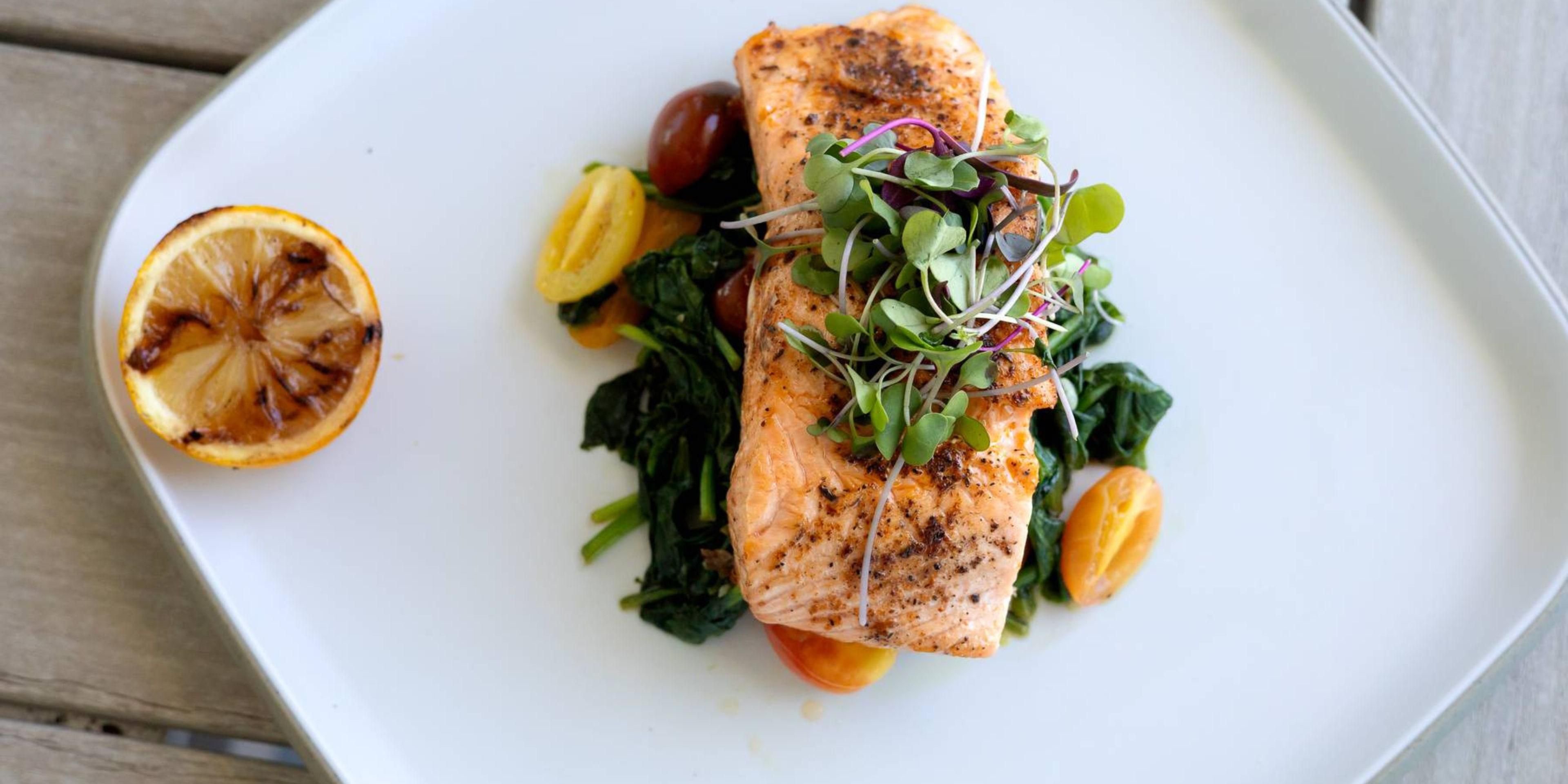 Seafood dish at 24 Coastal Grill