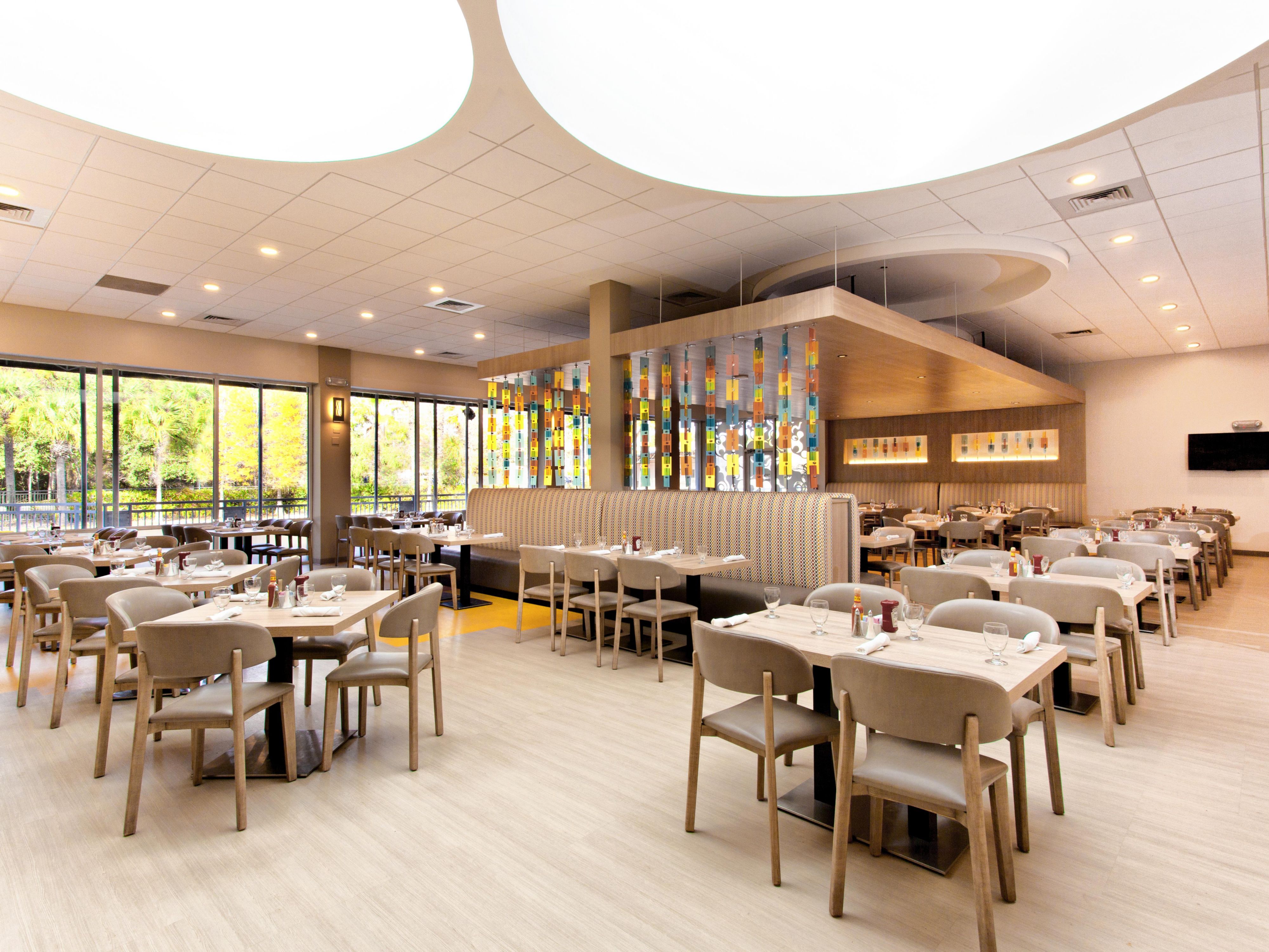 Dining area in the Marketplace