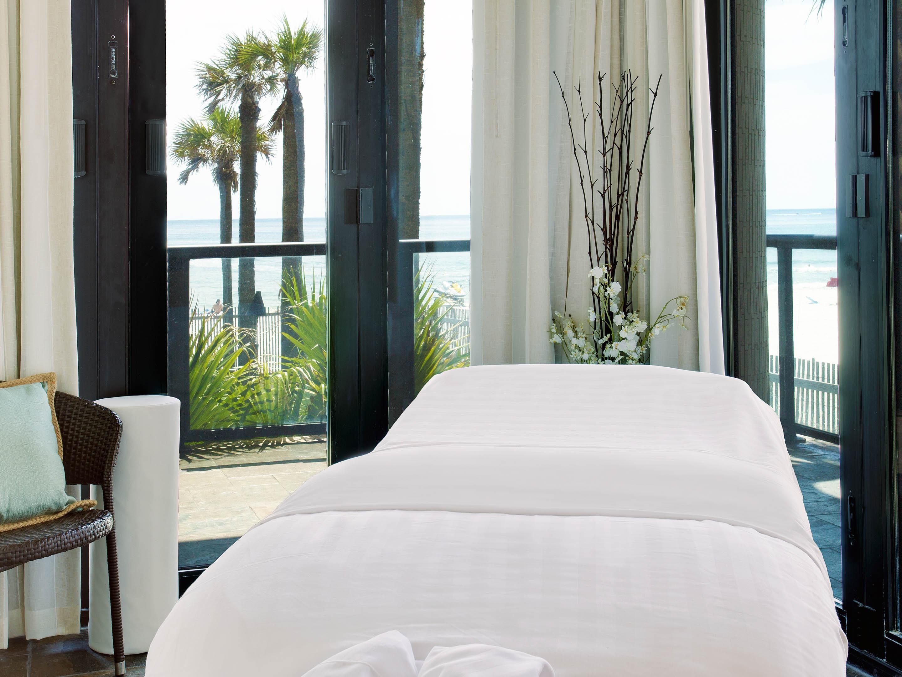 Experience relaxation and rejuvenation at Aquarius Spa, exclusively for our guests. Indulge in soothing massages, revitalizing facials, and refreshing body treatments, plus manicures and pedicures, all while enjoying stunning views of the Gulf of Mexico. To reserve your spot, simply fill out the form below —your oceanfront pampering awaits.