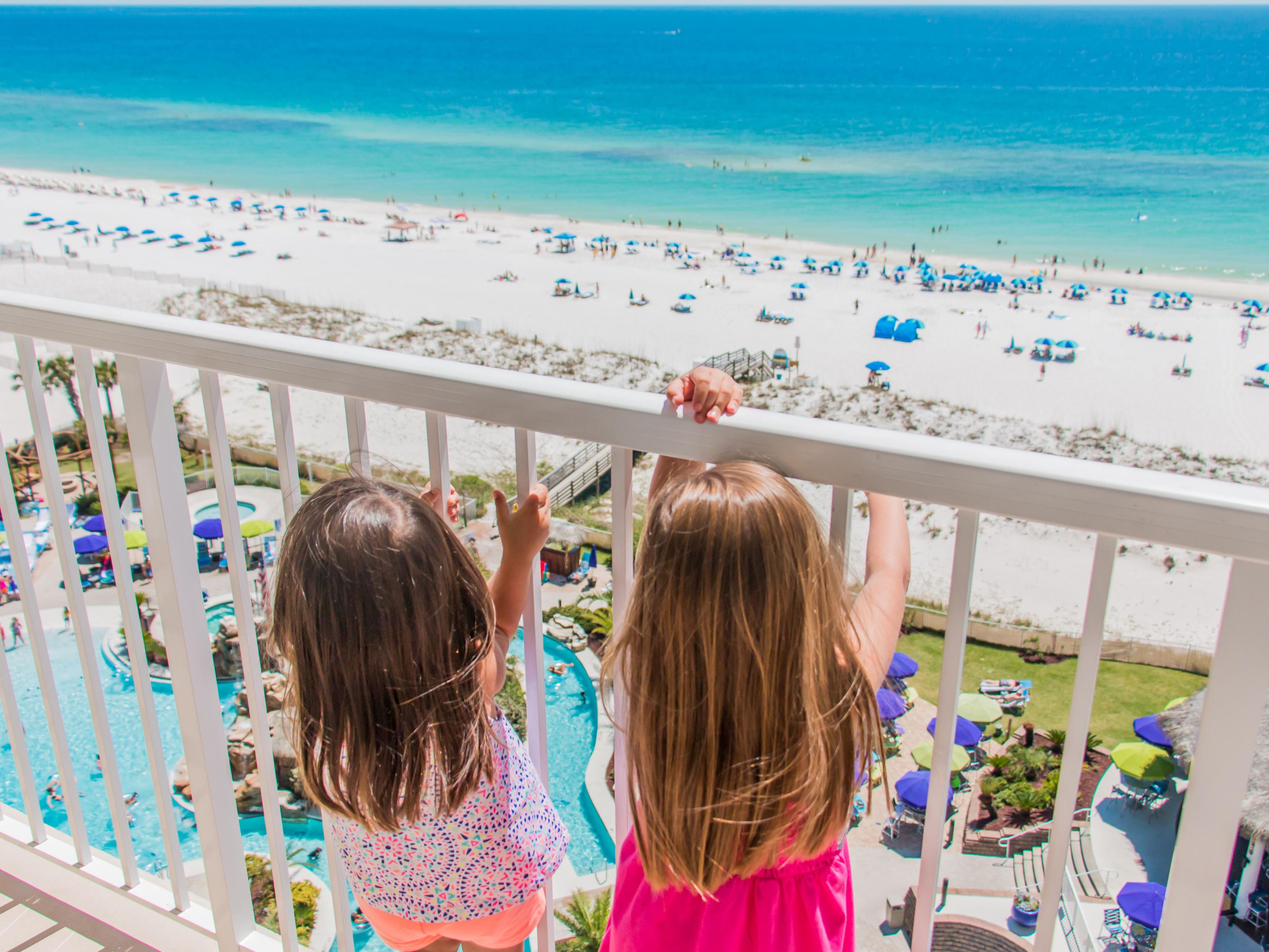 Reserve one of our 103 Gulf View rooms today. Make sure you bring a camera ready to make your own postcards of the most beautiful white powder beach on the Gulf. Relax and enjoy the sounds of the ocean waves rolling onto the beach with your loved ones. We also have 103 beautiful bayside rooms with a view of the bay.