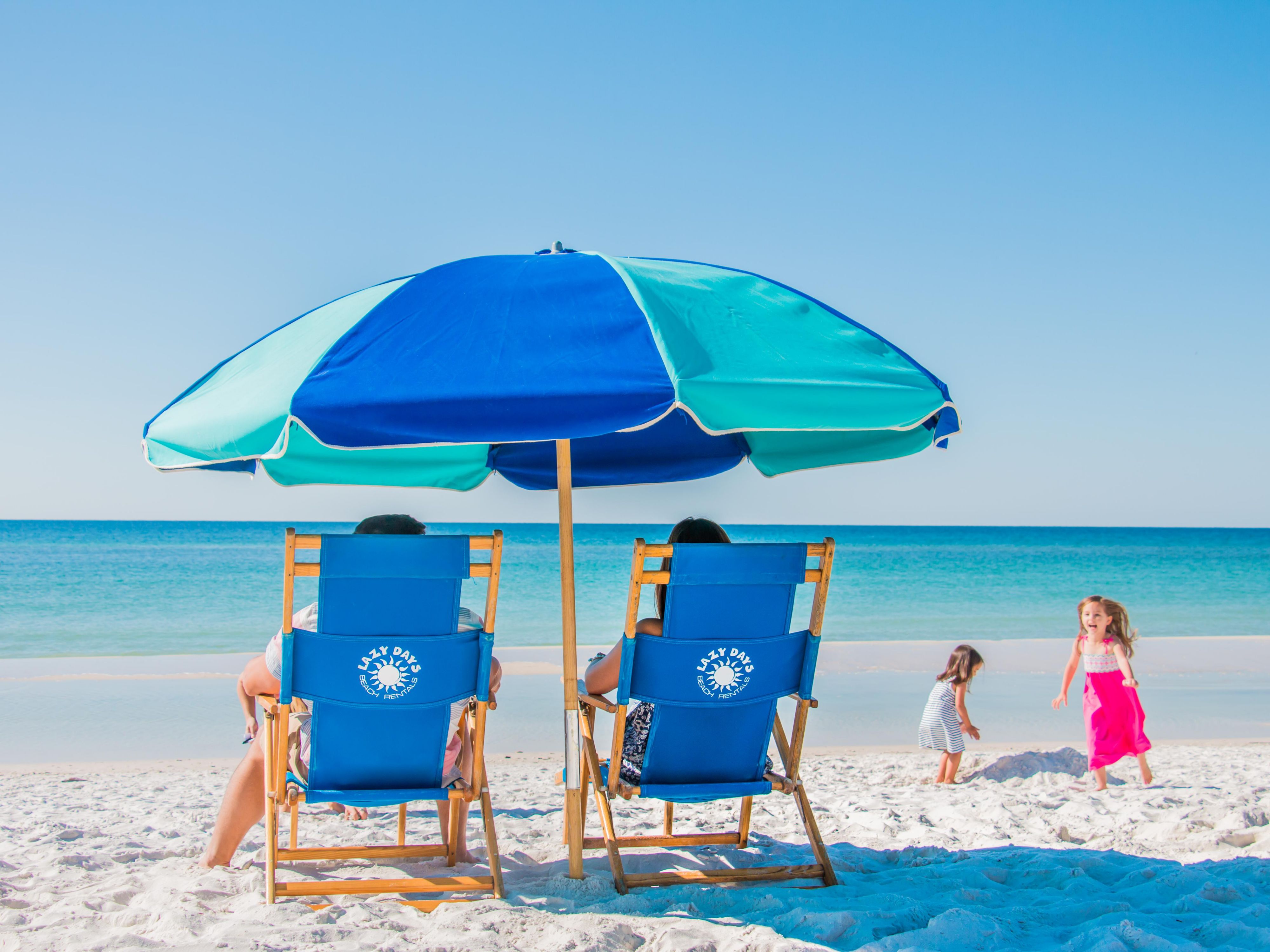 Enjoy a beach set-up by Lazy Days rentals. We make it easy by allowing you to charge the chairs to your room. Lazy Days takes care of all the arrangements so all you have to do is relax. Rent by the day, days, or the week. Beach chair rentals end Nov 1st. 