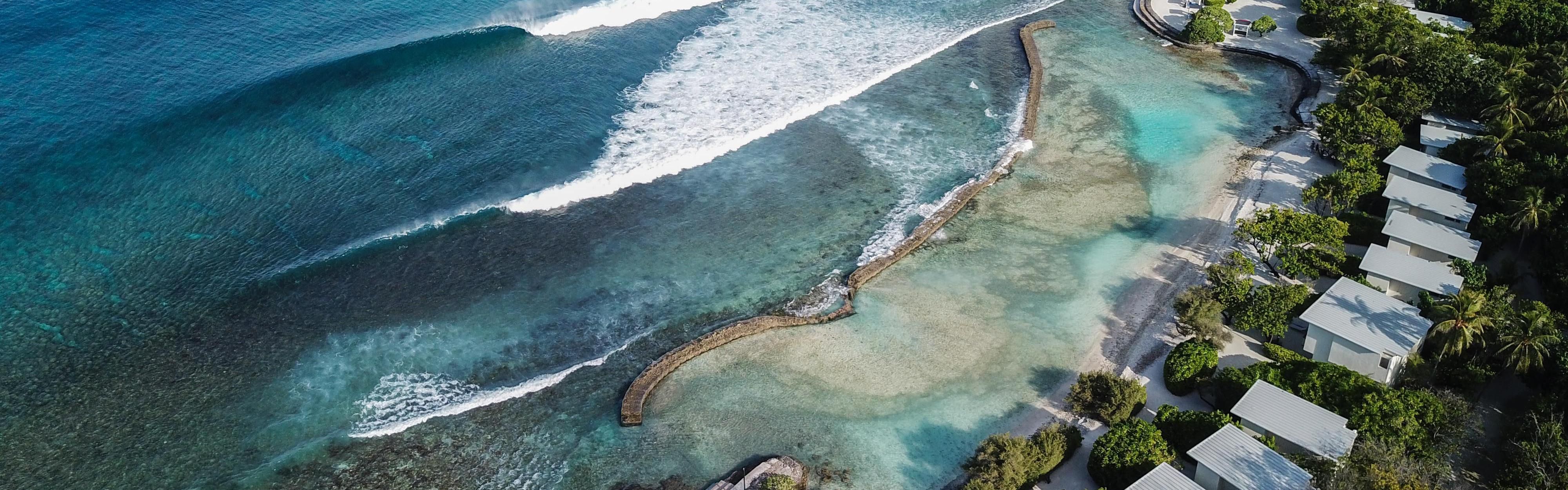 Aerial view of Kandooma Right at Holiday Inn Kandooma Maldives