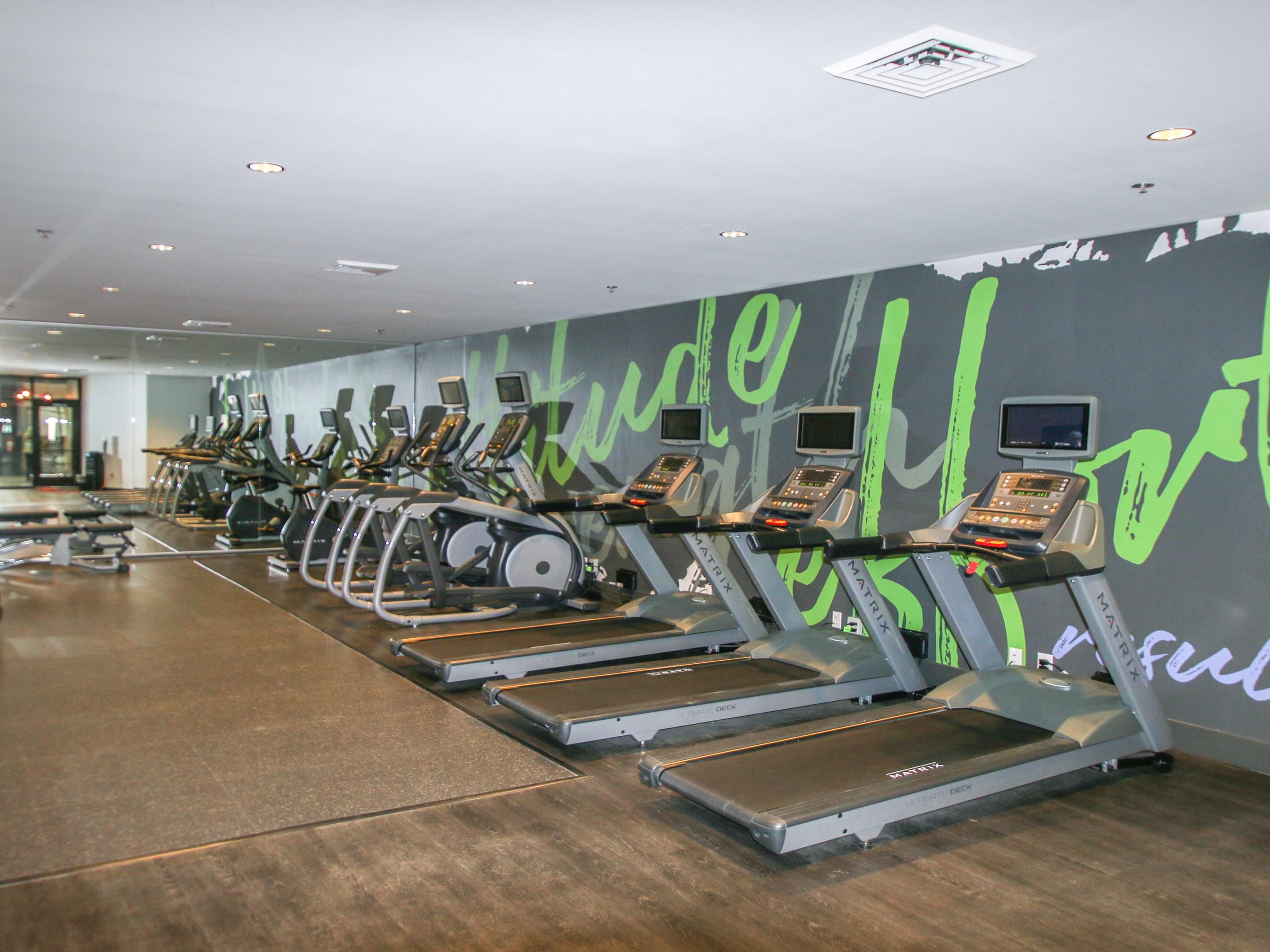 Our state of the art fitness center will keep you in fit while you are here!