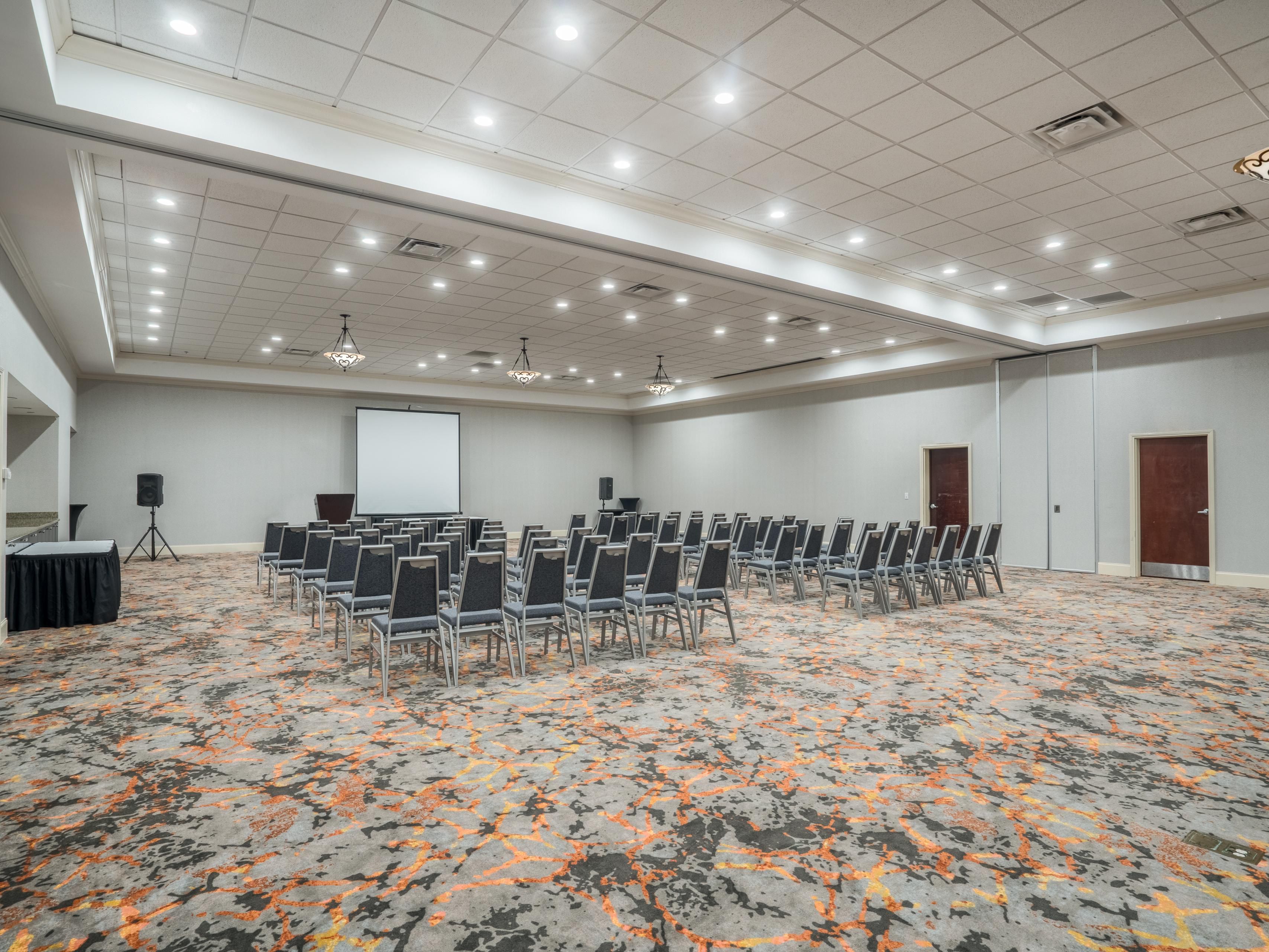 Comfortable guestrooms with over 4100 sq.ft Meeting Space. We can accommodate 3 to 300 people for Corporate Meetings, social events, Family Reunions, Weddings, etc. 