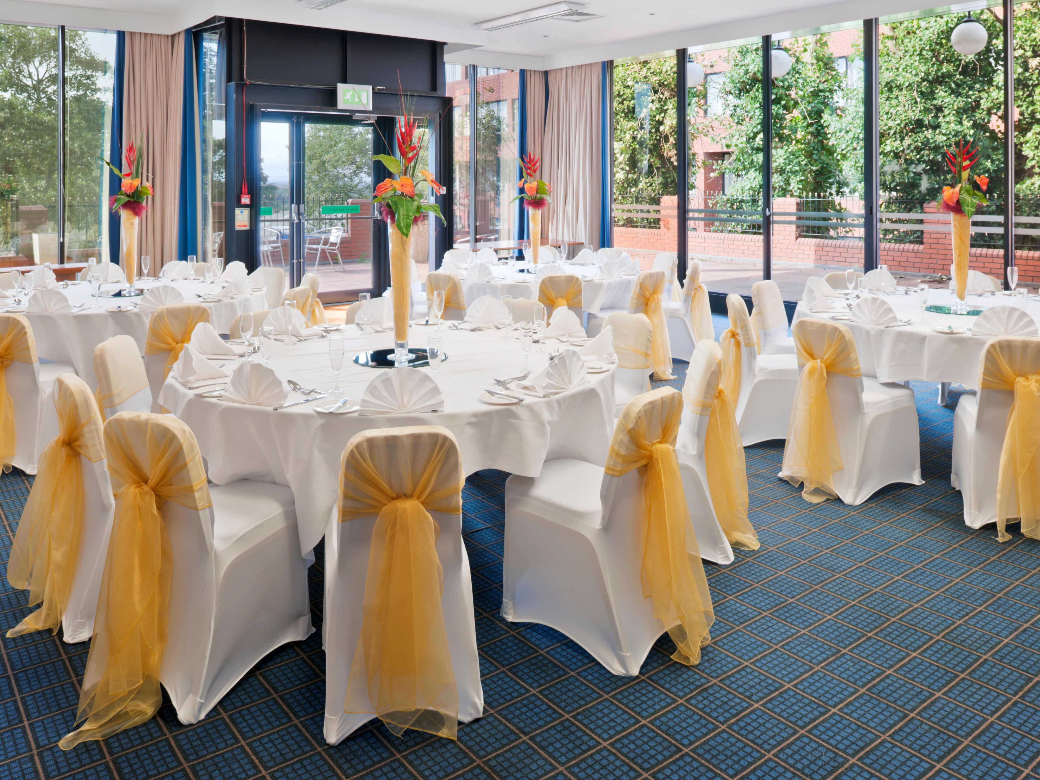 Celebrate your special day at Holiday Inn Runcorn. Nestled in the heart of Runcorn, we offer the ideal backdrop for weddings that are both grand and intimate. Say 'I Do' Your Way with our bespoke Wedding packages plus the option of self-catered packages, giving you the freedom to tailor every detail of your celebration.