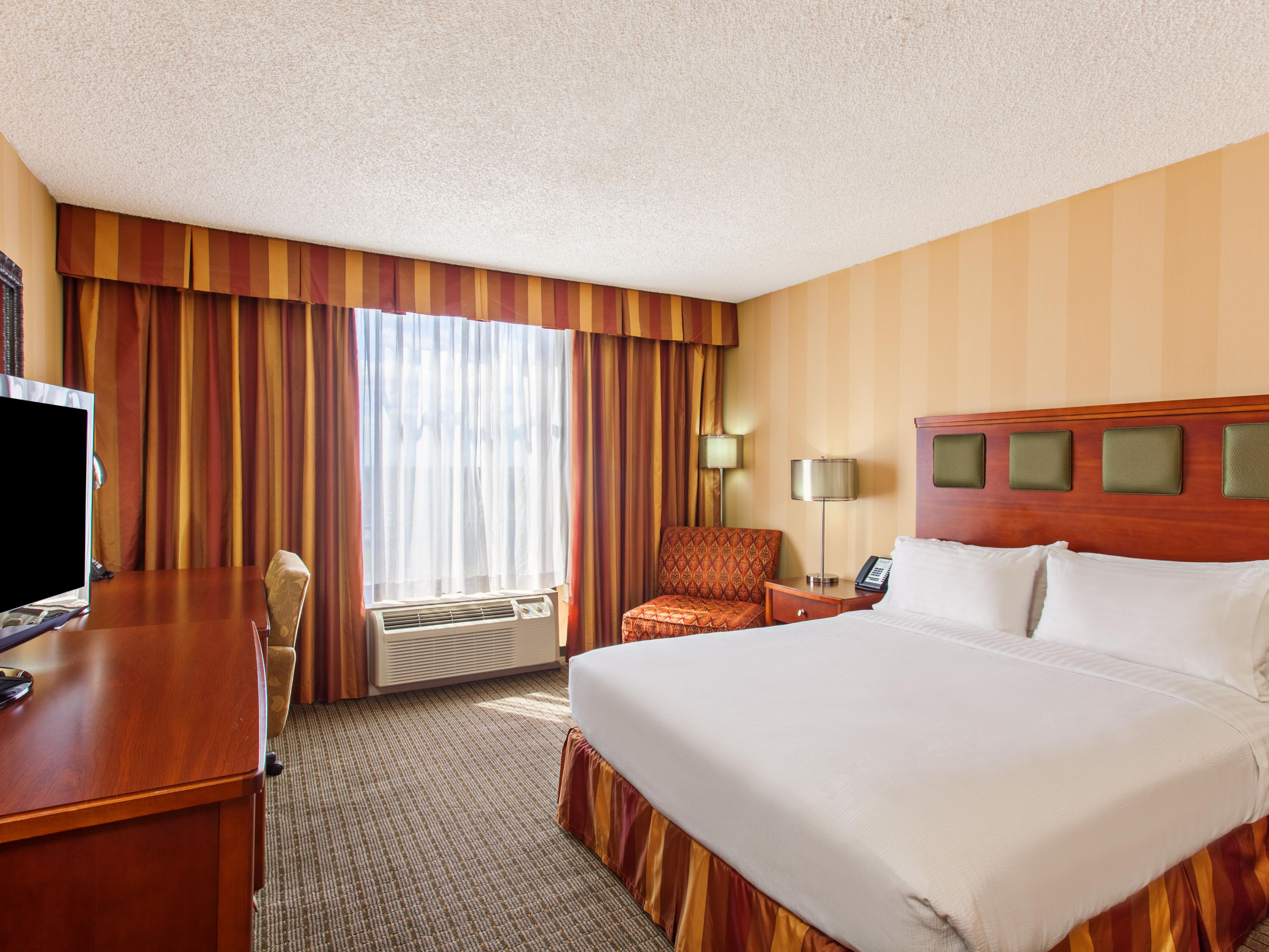 Unwind In Our Spacious Guest Rooms With A Plush King Bed