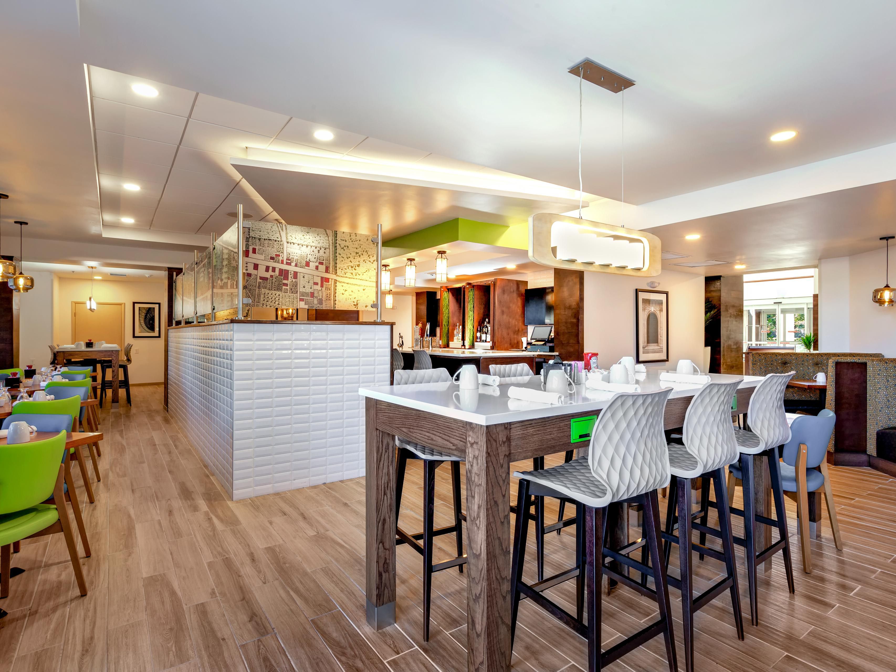 Open for breakfast! Check out our daily specials. 